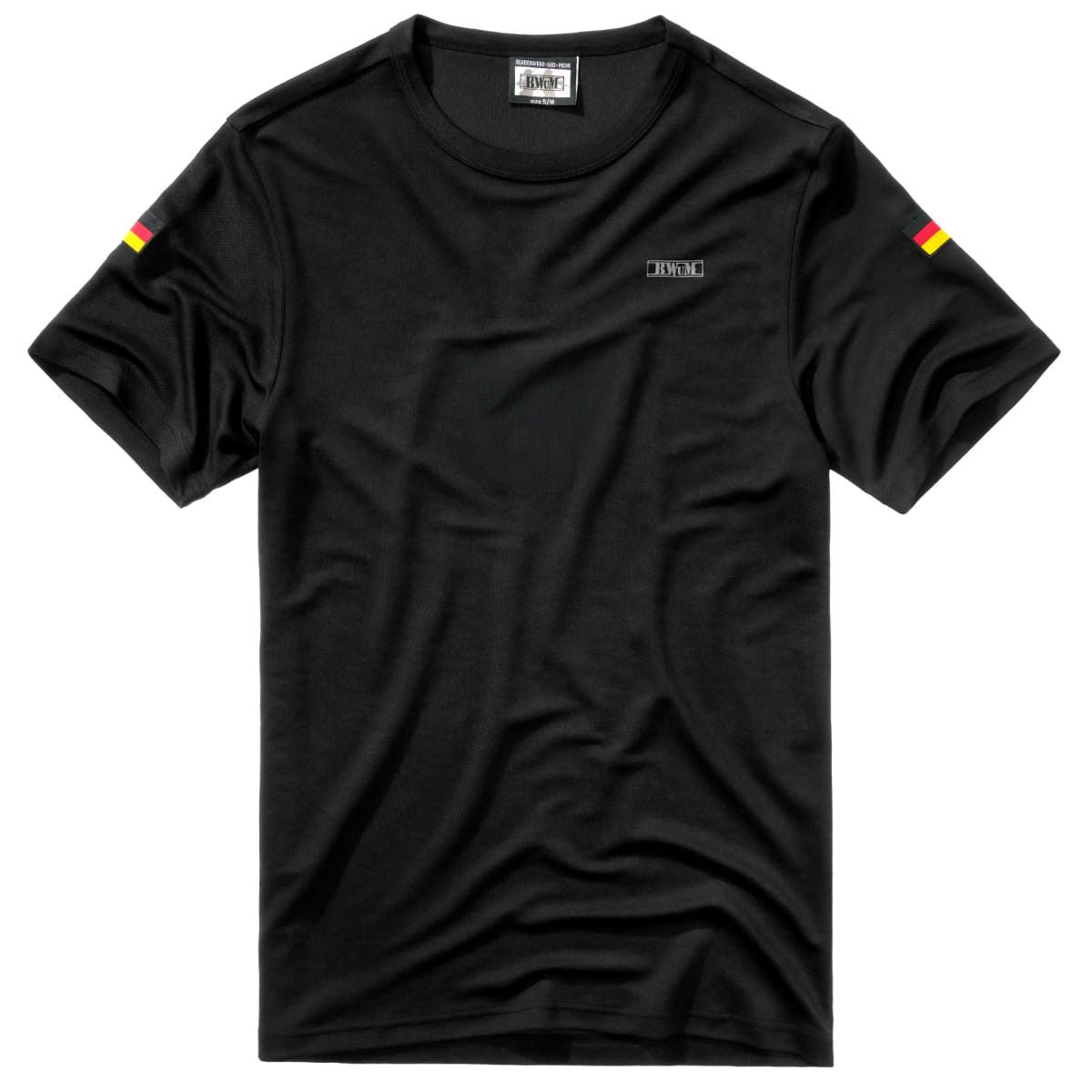 BWuM T-Shirt BWuM Bundeswehr Tropenshirt Leicht mit Flaggen Atmungsaktiv