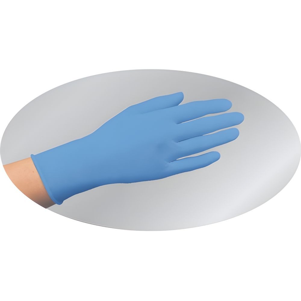 PAPSTAR Einweghandschuhe Handschuhe, Latex puderfrei blau Größe S 100 Stk