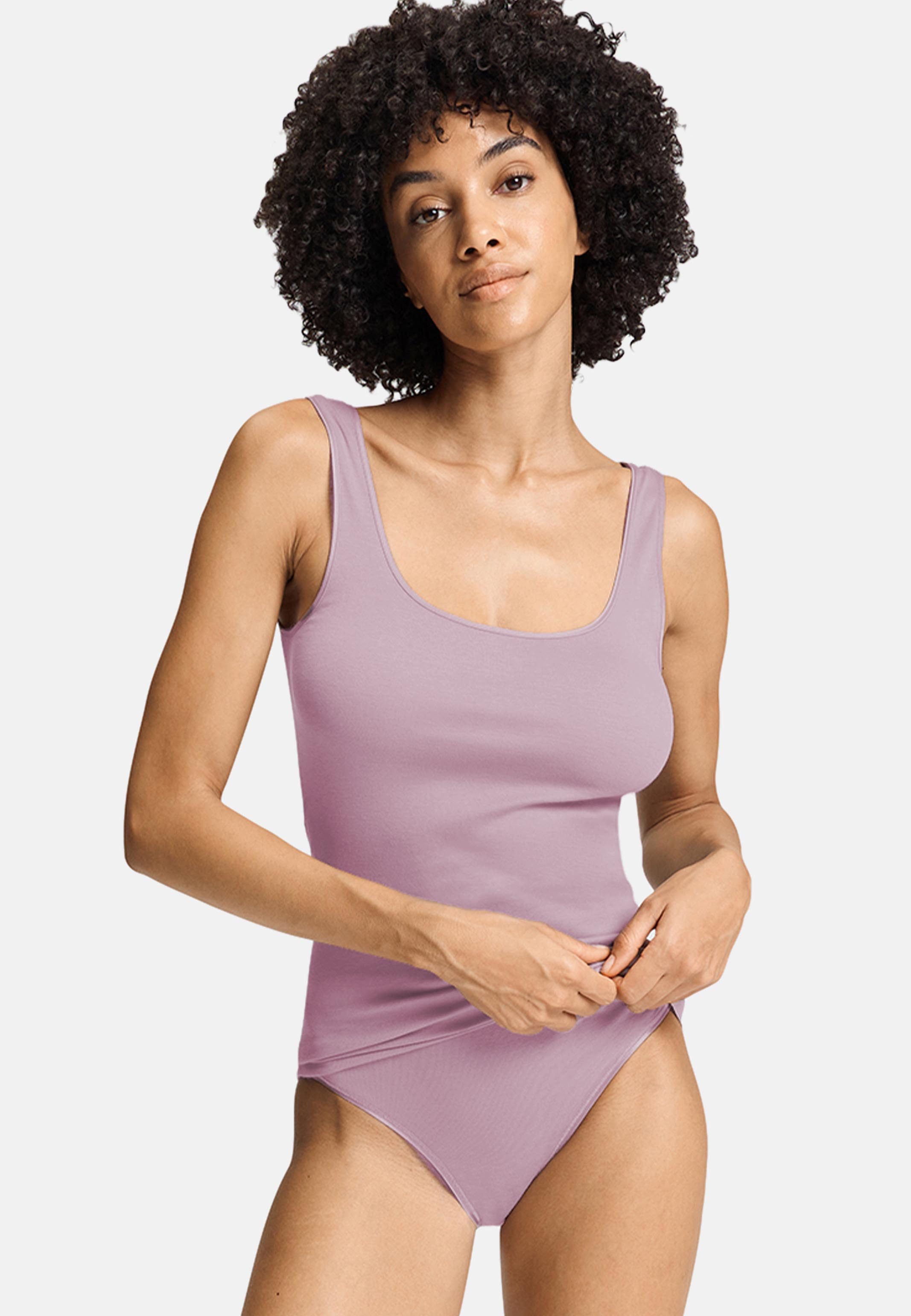 Hanro Unterhemd Cotton Seamless (1-St) Unterhemd / Top - Baumwolle - Atmungsaktiv - Angenehm auf der Haut