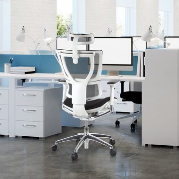 hjh OFFICE Drehstuhl Luxus Chefsessel ERGOHUMAN SLIM Stoff (1 St), Bürostuhl ergonomisch