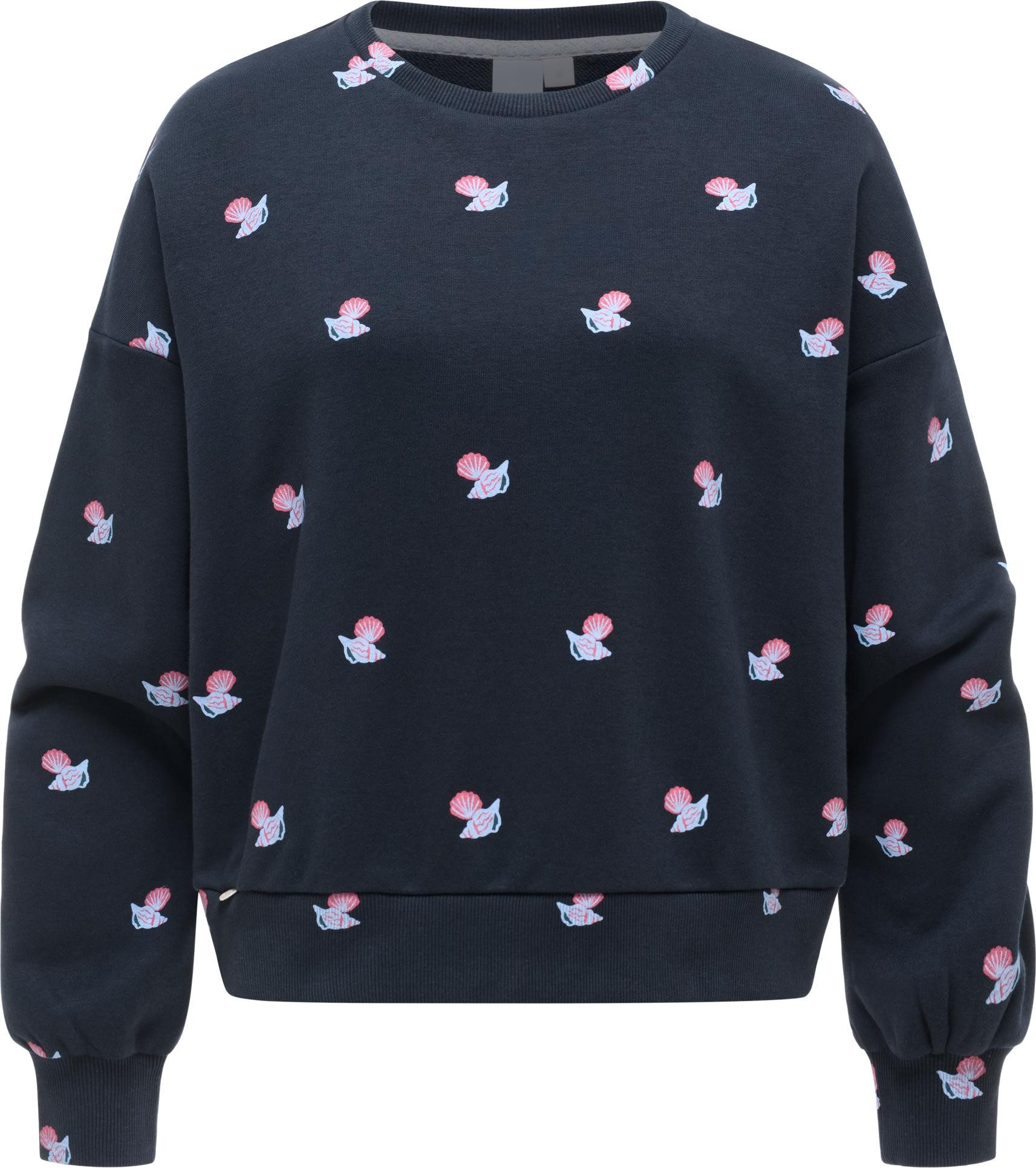 Ragwear Sweater Wuss Shells lässiges oversized Damen Sweatshirt mit Allover günstig online kaufen