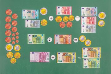 Wissner® aktiv lernen Lernspielzeug Rechengeld für die Tafel magnetisch (100 Teile) (100-St), MAG-Pap°