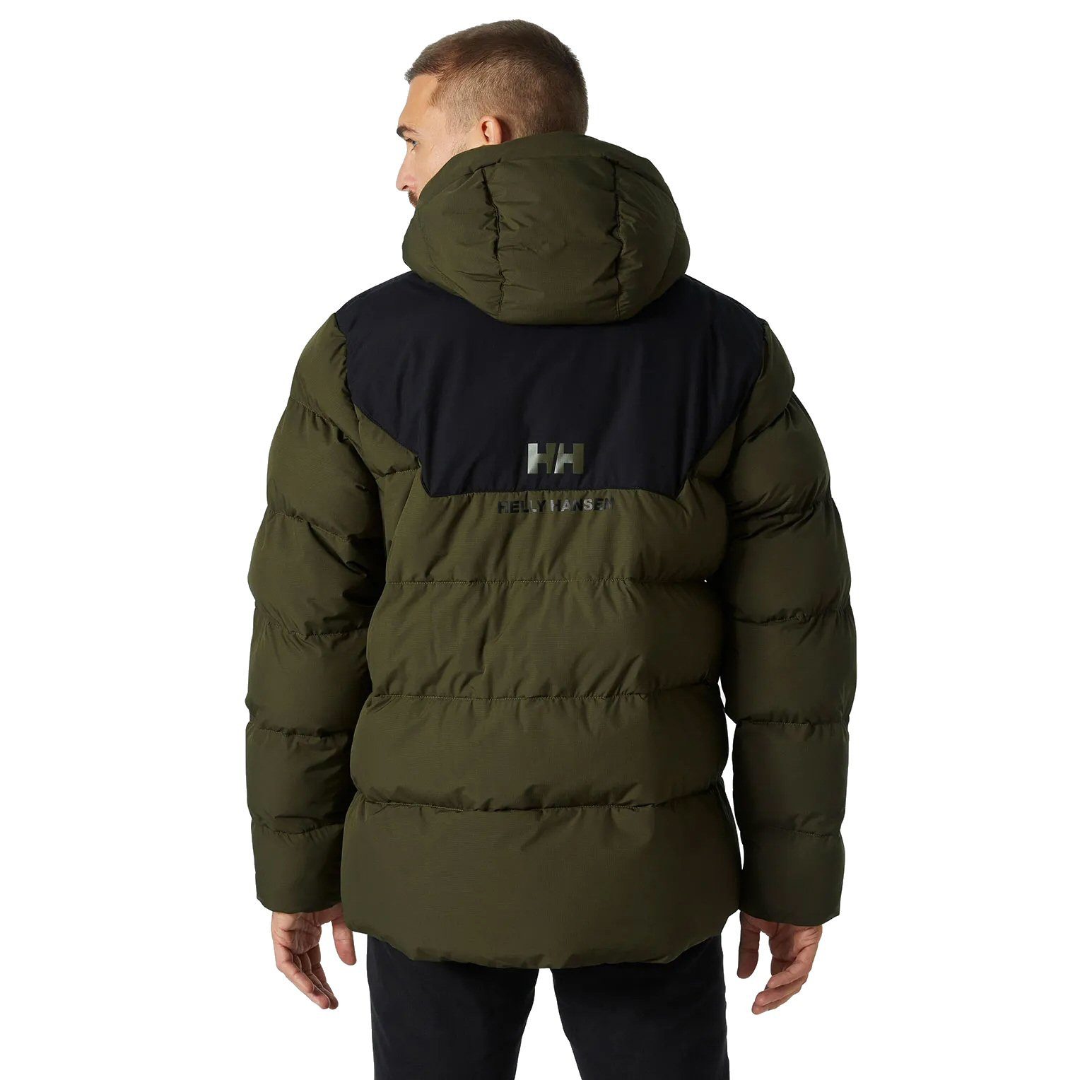 Helly Hansen Winterjacke Winter-Steppjacke Explorer Puffy (warm, PFC-freie) dunkelgrün Herren