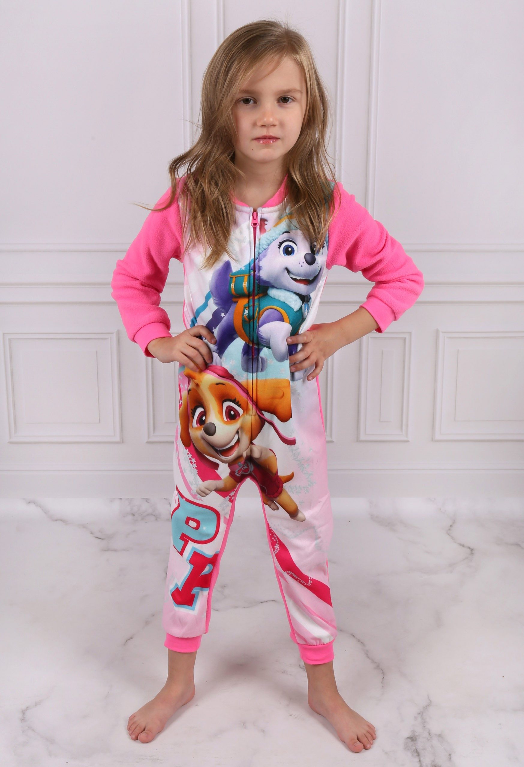 PAW PATROL Pyjama Paw Patrol Skye Einteiliges Pyjama/Onesie für Mädchen 2-3 Jahre