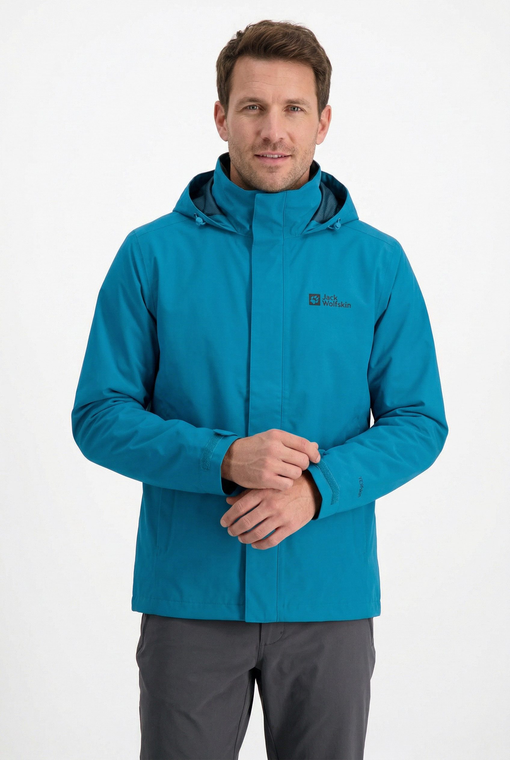 Jack Wolfskin Funktionsjacke TRAILTIME 2L JKT M atmungsaktive Membran, wasserdicht, windabweisend