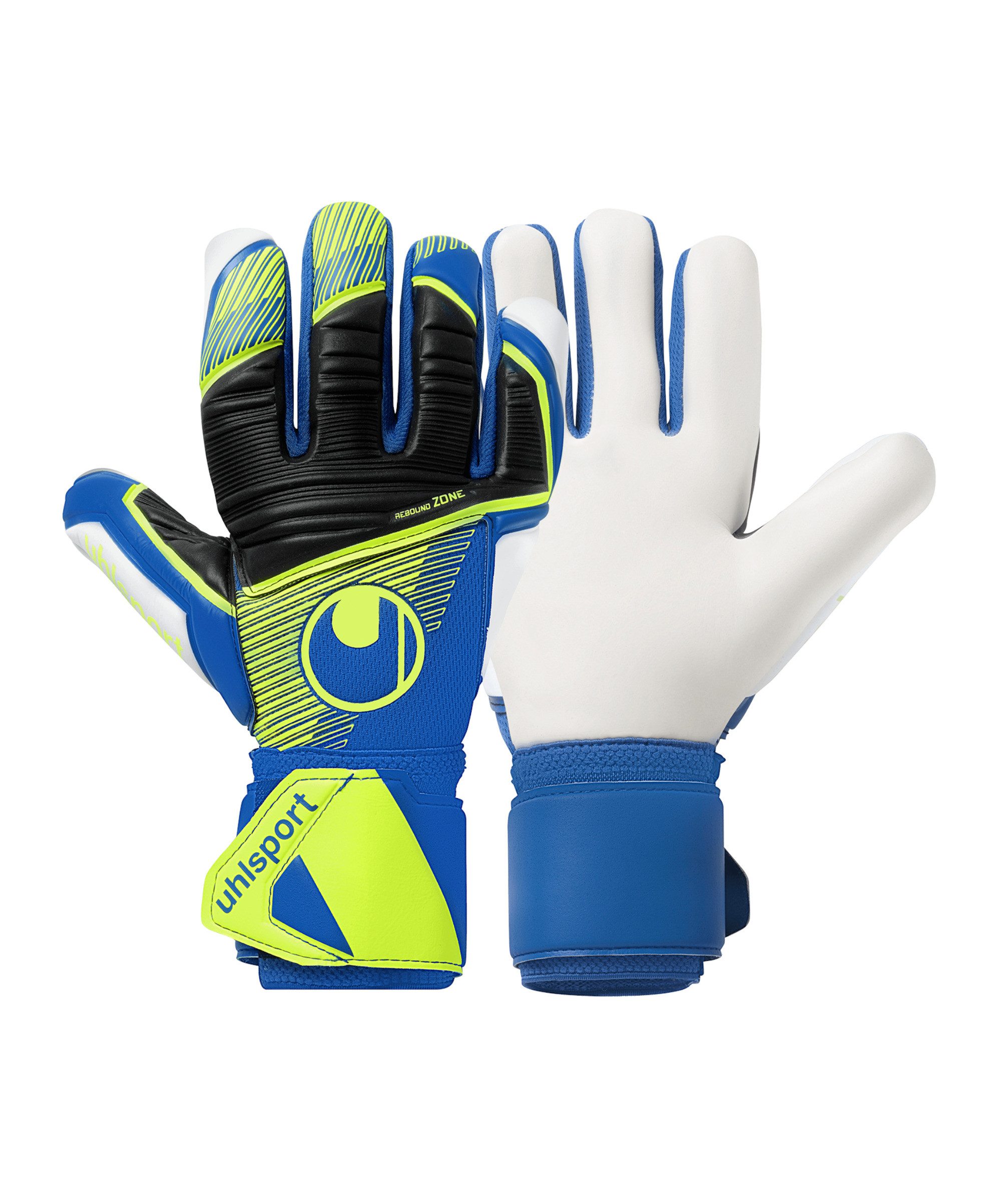 uhlsport Torwarthandschuhe Torwarthandschuhe ABSOLUTGRIP HN PRO JR. (Paar,  mit Verschluss), VERSCHLUSS: Umlaufende Latexlasche und Vollbandage fr  gute Handgelenkfixierung
