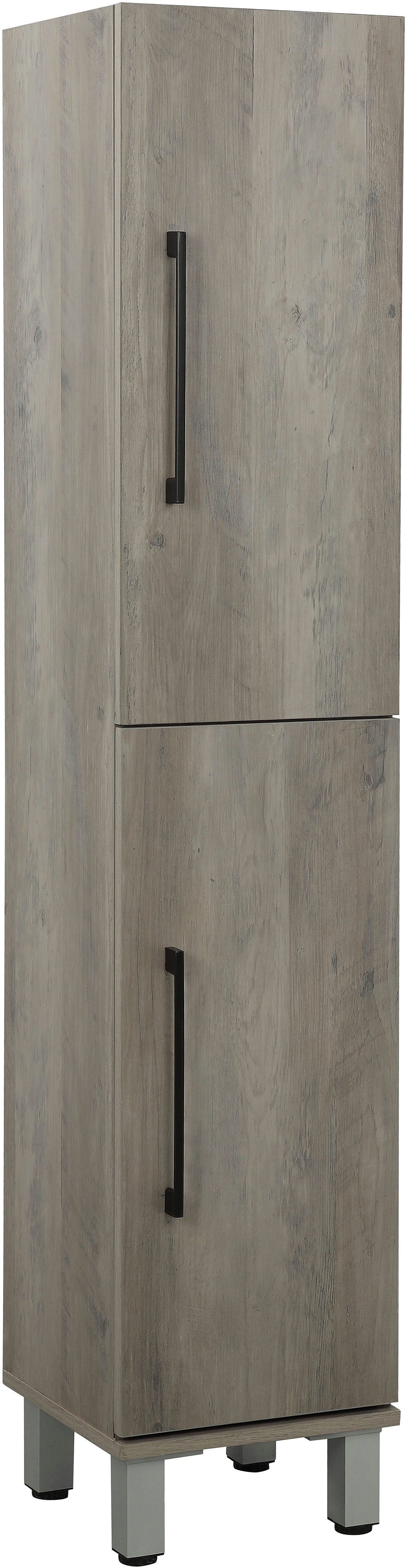 welltime Hochschrank Florenz Breite 30cm,Badezimmerschrank,Badschrank,2 Türen
