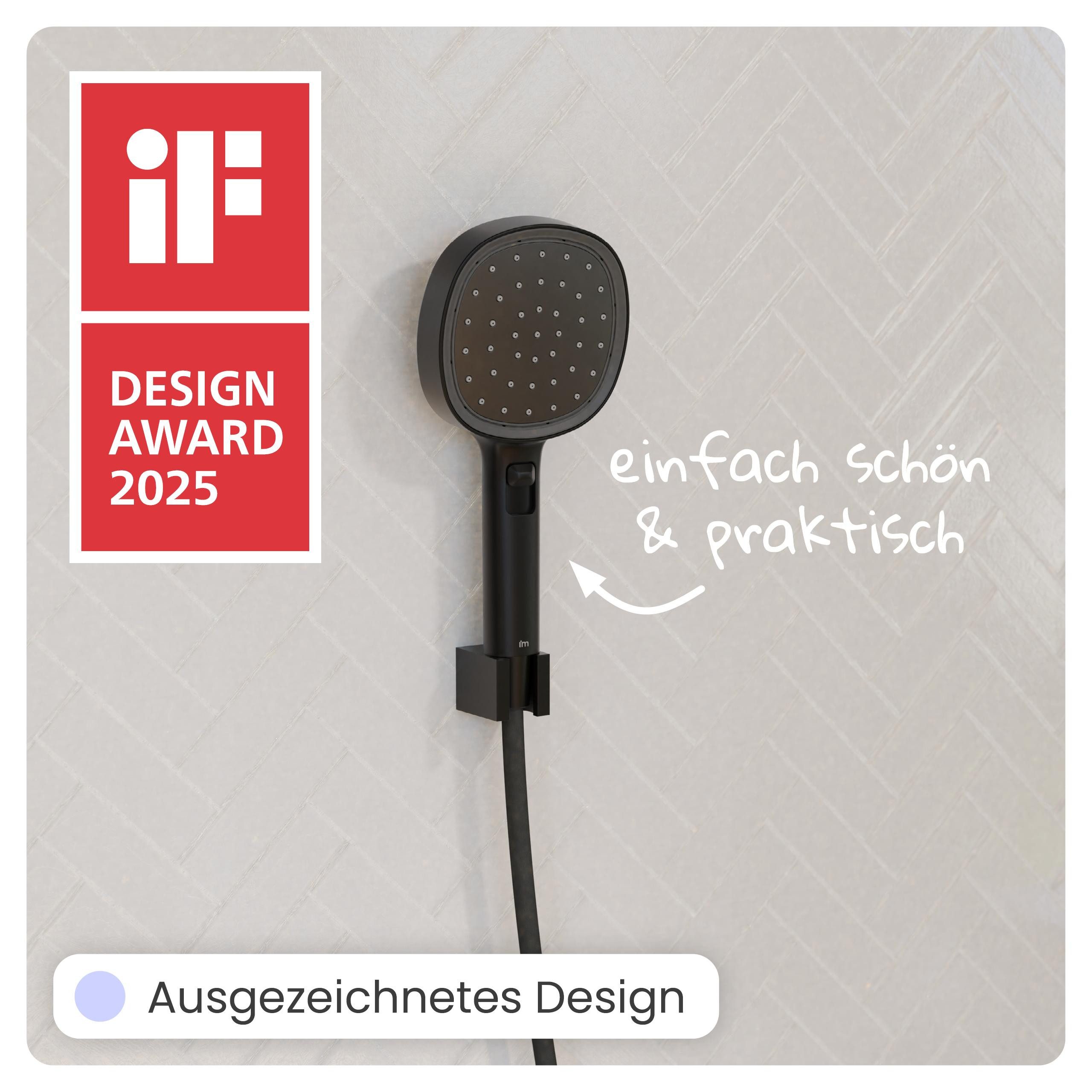 instmaier Handbrause Cleo, wassersparende Nebelfunktion; selbstreinigend