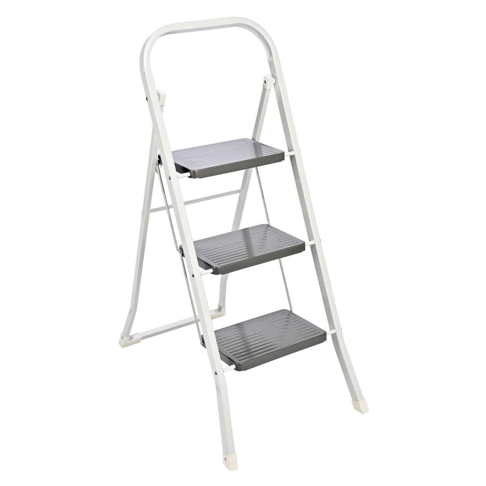 Haushalt International Trittleiter, Klapptritt - 3-Stufig - Höhe 105 cm