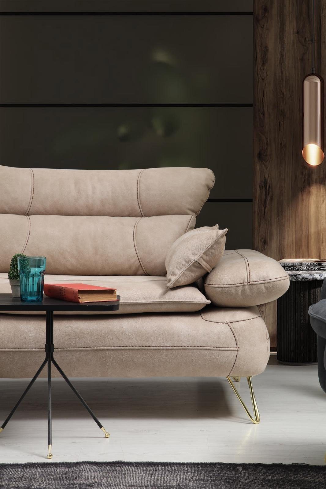 JVmoebel Sofa xxl Dreisitzer Sofa big Couch Möbel Sofas Wohnzimmer