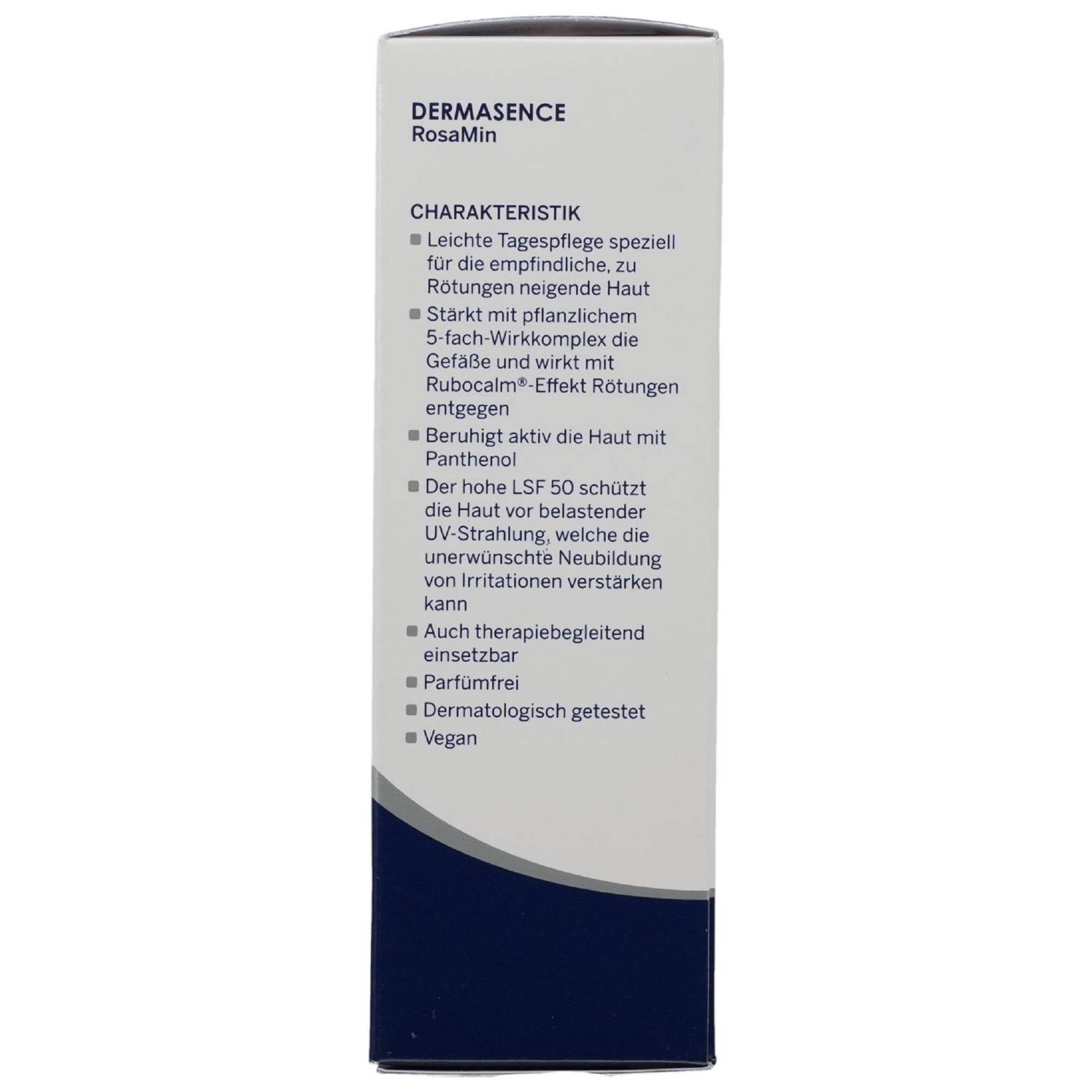 Dermasence Gesichtspflege DERMASENCE RosaMin Tagespflege mit LSF 50ml PZN 16901099