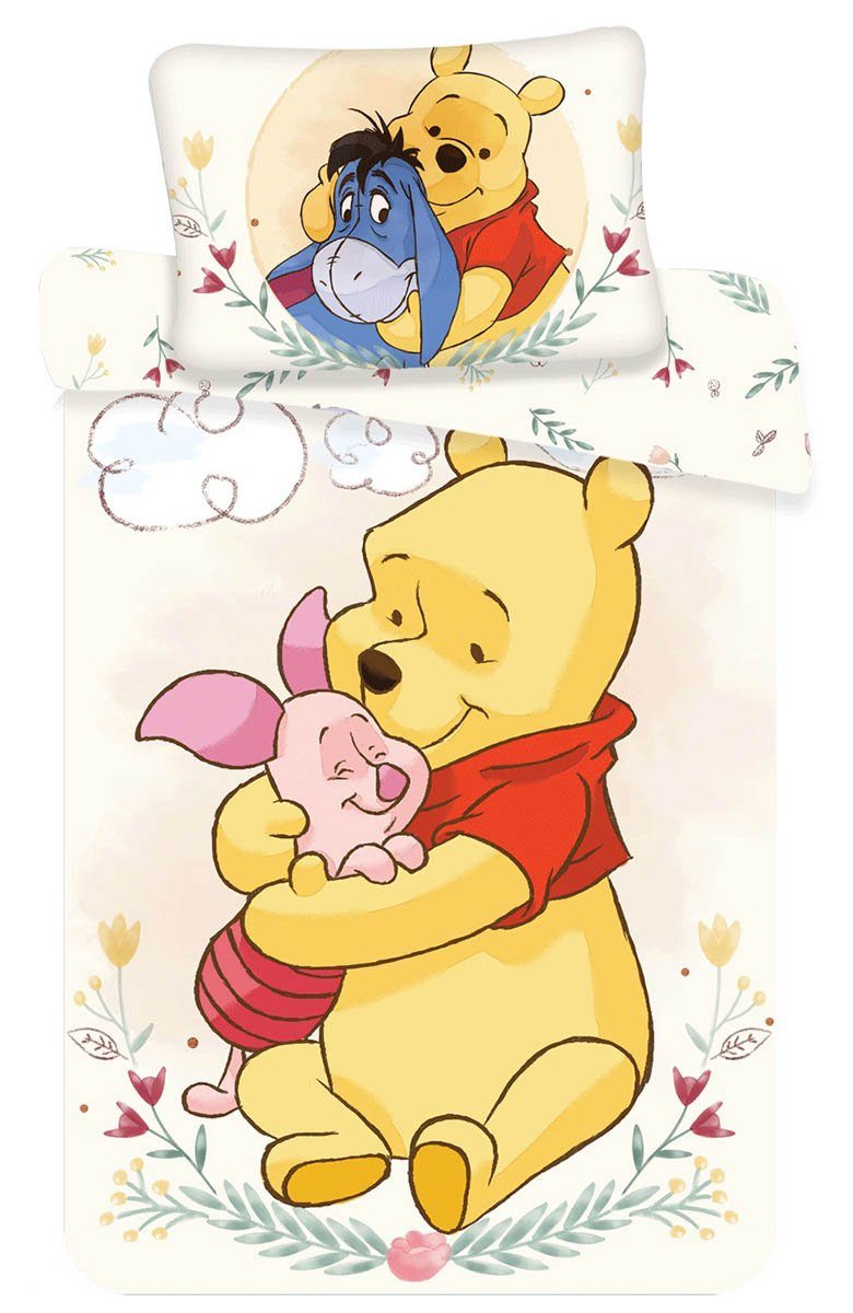 Disney Kinderbettwäsche Disney Winnie Puuh Babybettwäsche 100x135cm Bär, Re günstig online kaufen