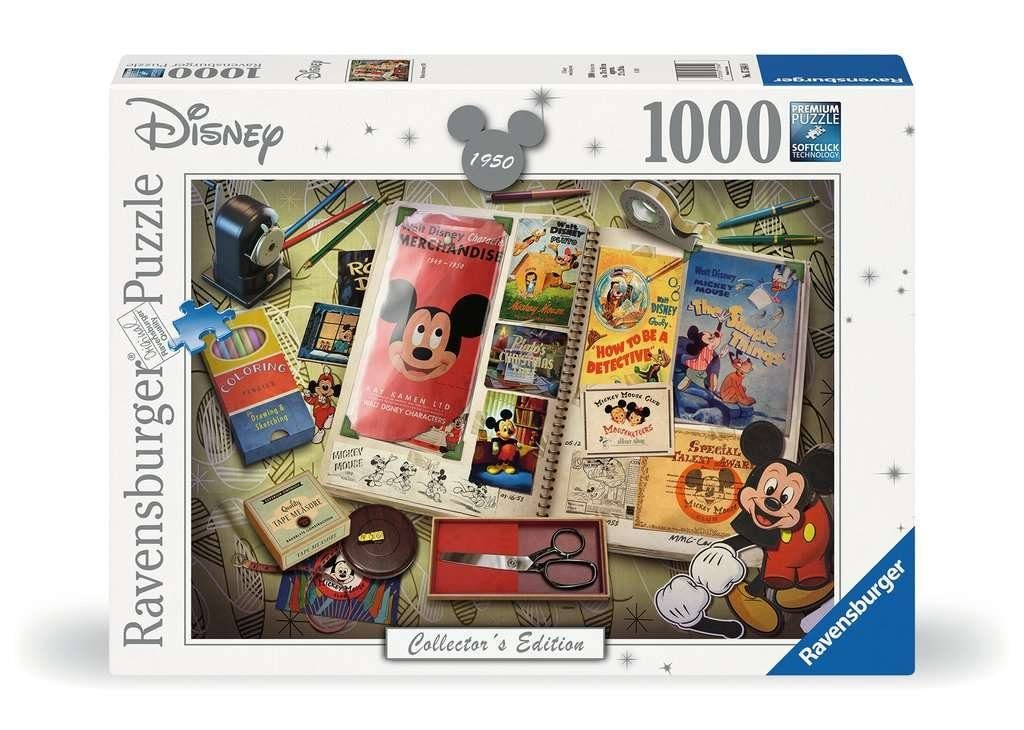 Ravensburger Пазлы 1950 Mickey Anniversary 1000 Teile Пазлы, 1000 Пазлыteile, Made in Europe