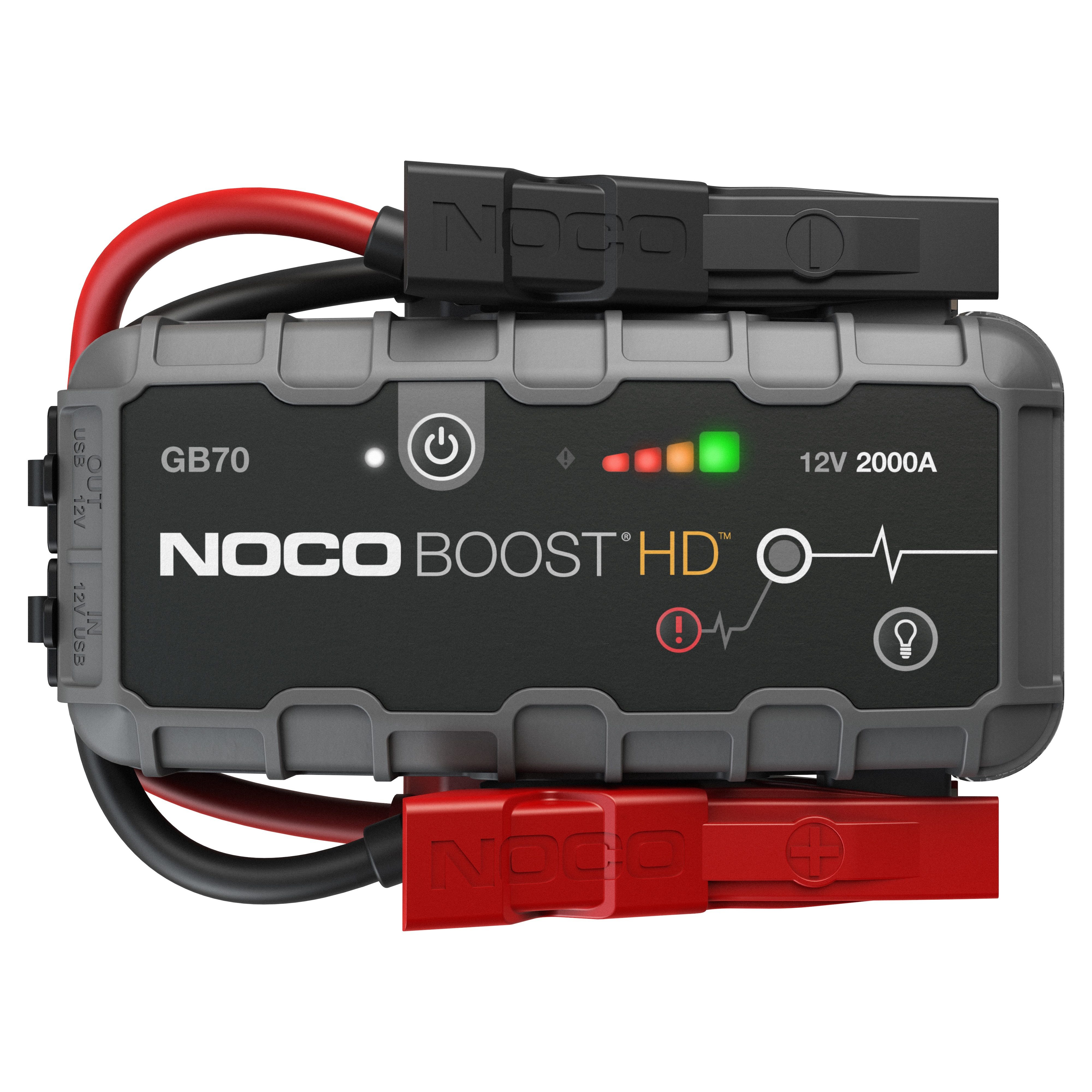 Noco NOCO GB70 2000A 12V Boost HD UltraSafe Starthilfe Starthilfegerät NOCO GB70 2000A 12V Boost HD UltraSafe Starthilfe (12 V), Funkenfreie Starthilfe mit Verpolungsschutz (UltraSafe)