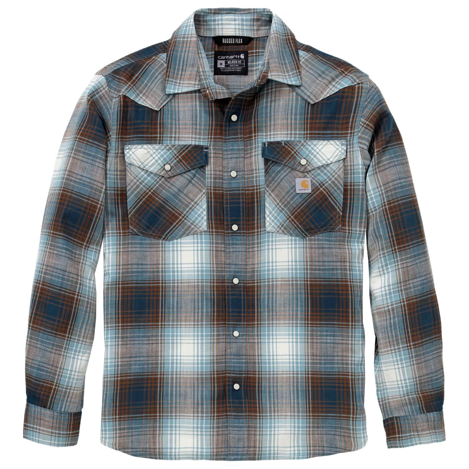 Carhartt Langarmhemd 107016 Montana Bozeman Relaxed LS Plaid Shirt