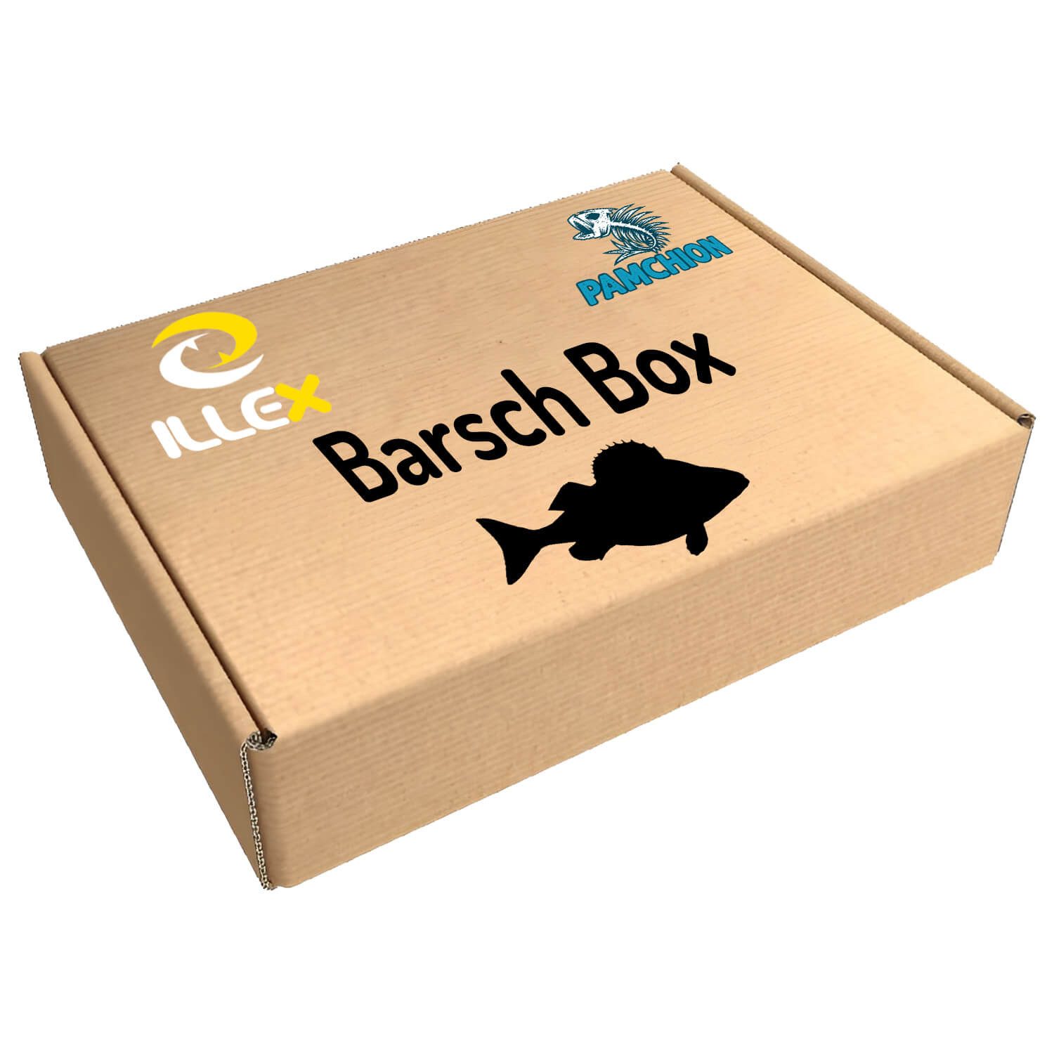 Illex Kunstköder Illex Barsch Edition Box mit Wobbler, Gummifische & Jighaken, 3 Größen, (Set, 1-St)