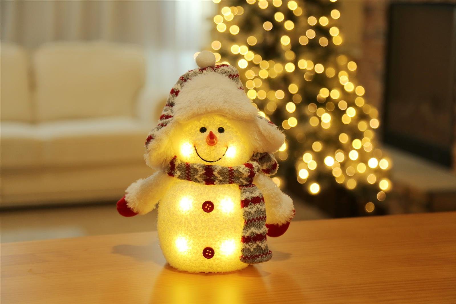 Frosty Bambelaa! Klein Weihnachtsfigur LED Deko Bambelaa! Figuren Schneemann Winter Weihnachten