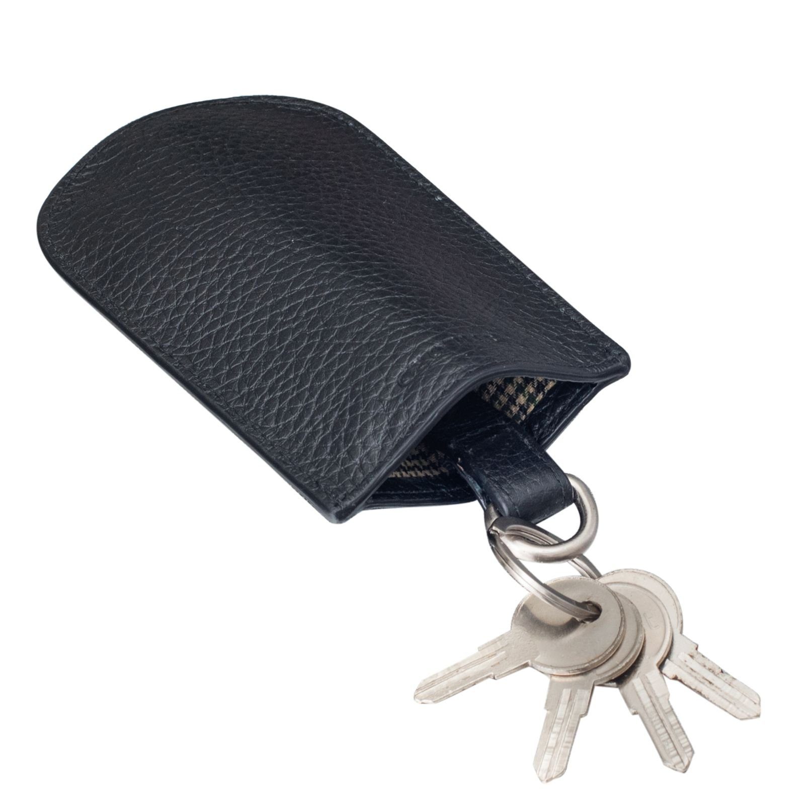 STILORD Schlüsseltasche "Toby" Schlüsseltasche Leder Schlüsselglocke