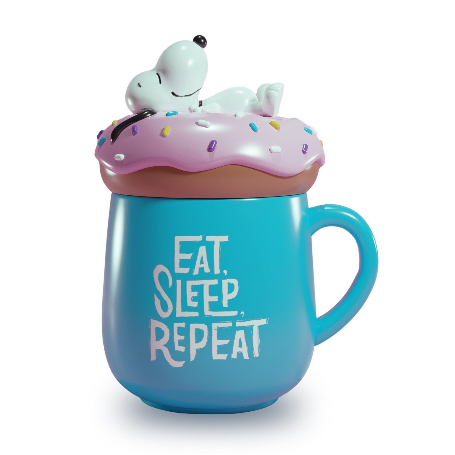 Grupo Erik Tasse Peanuts Snoopy 3D Tasse Snoppy Eat, Sleep, Repeat