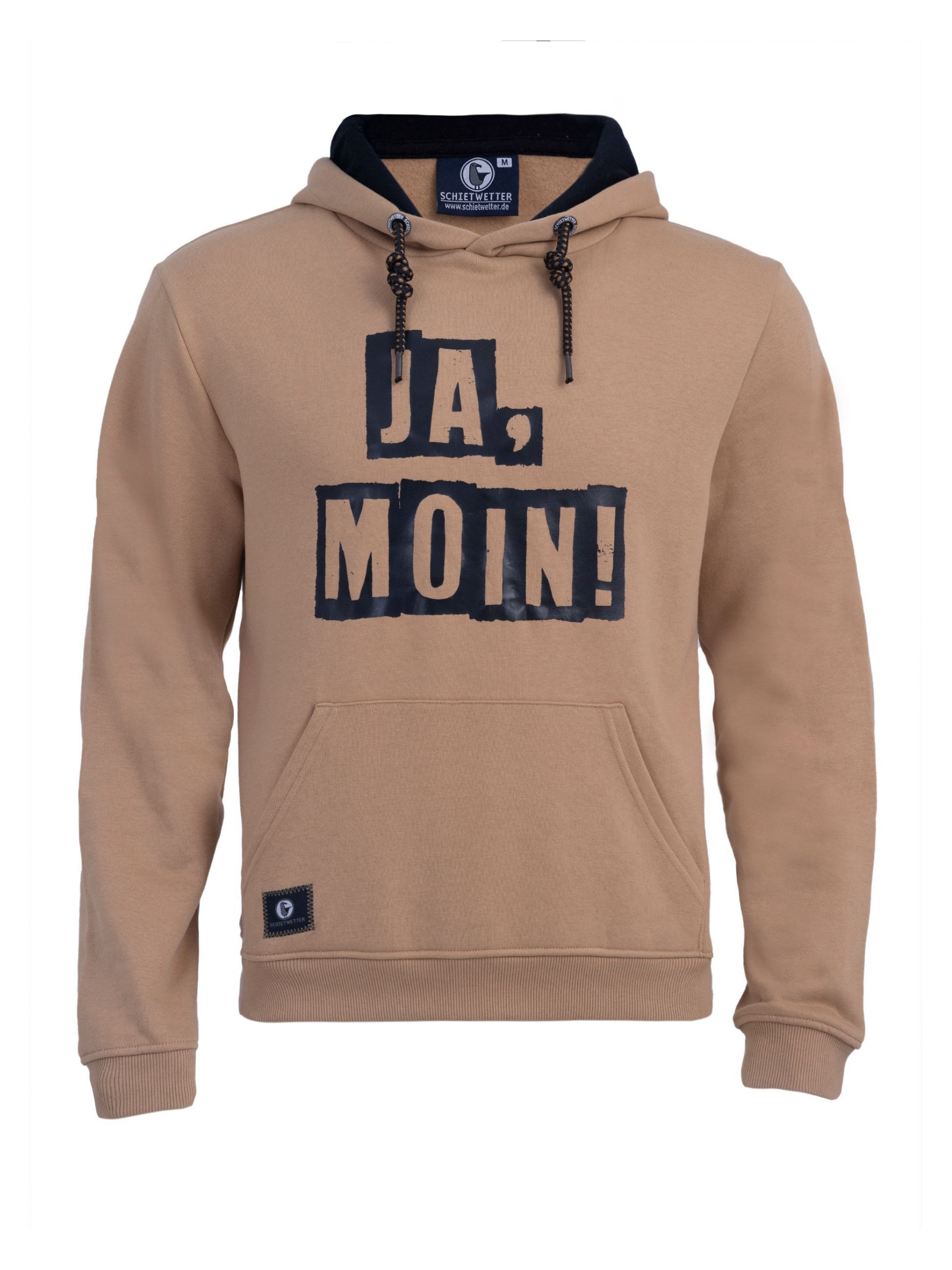 Schietwetter Kapuzenpullover Herren Hoodie "Ja Moin" günstig online kaufen