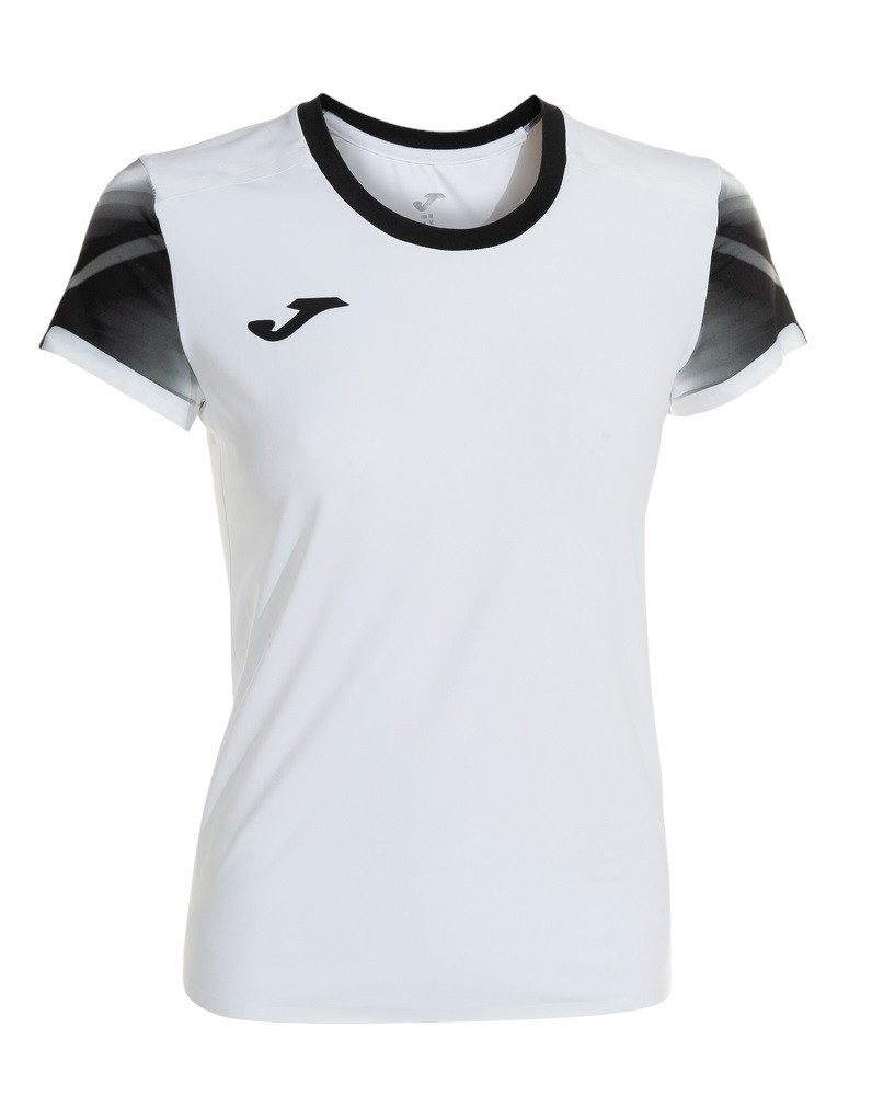 Joma Laufshirt Lauf-Shirt Elite XI (schnelltrocknend, atmungsaktiv) weiss/schwarz