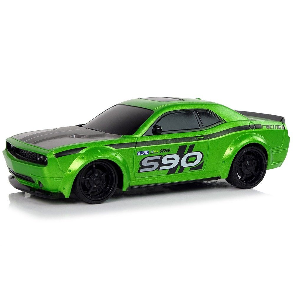 LEAN TOYS RC-Auto Rennwagen Modellauto Funkfahrzeug (Spar-Set, 1-tlg., 19 x 10 x 6 cm sportlich), Maßstab 1:24, Funkfernsteuerung, Gummireifen