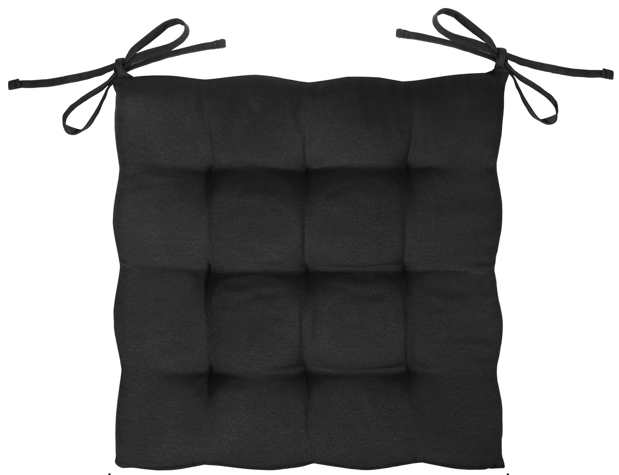GREEN MARK Textilien Sitzkissen 4er-Set Stuhlkissen 40x40cm, Indoor und Outdoor, weich gefüllt