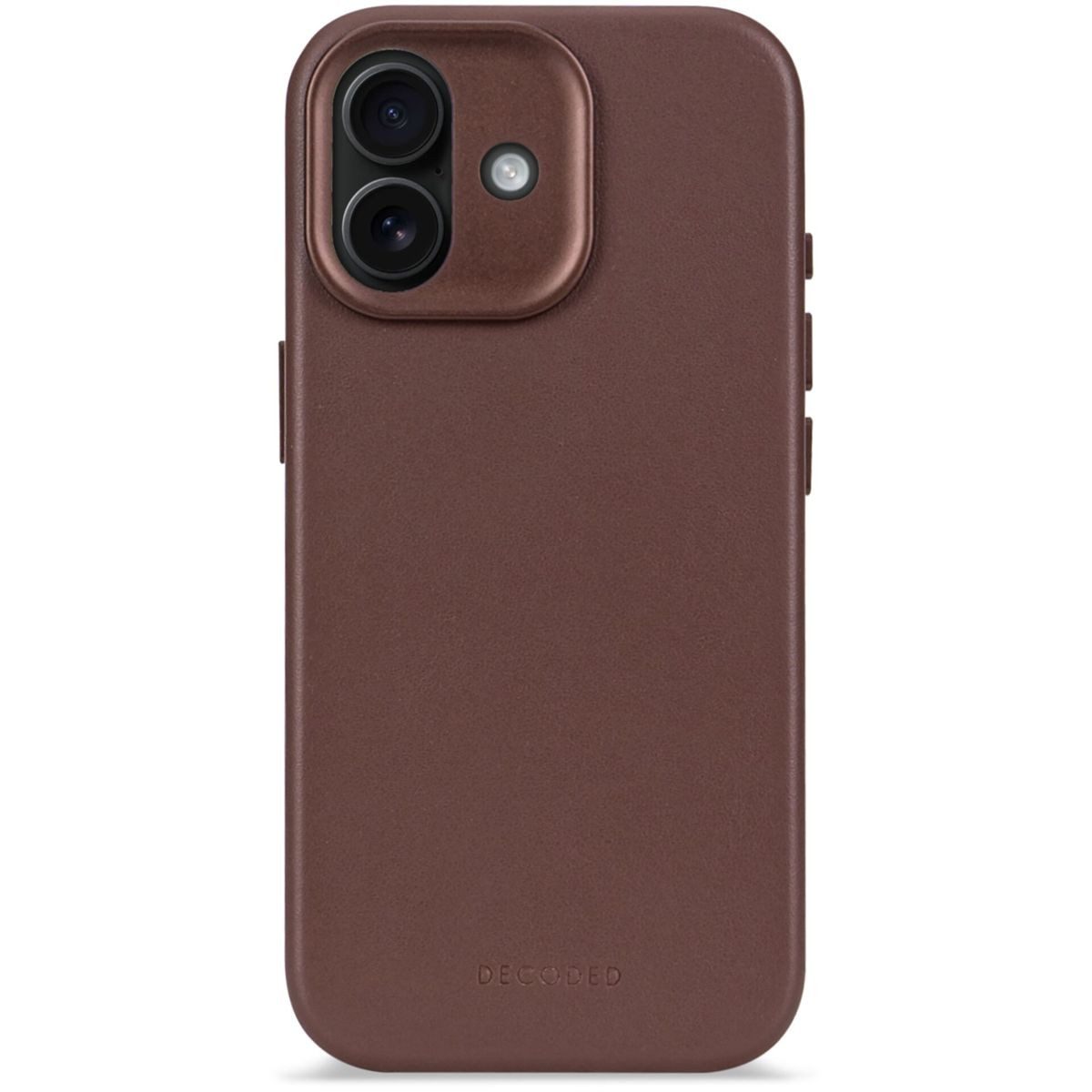 DECODED Smartphone-Hülle Leather Backcover iPhone 17 Chocolate