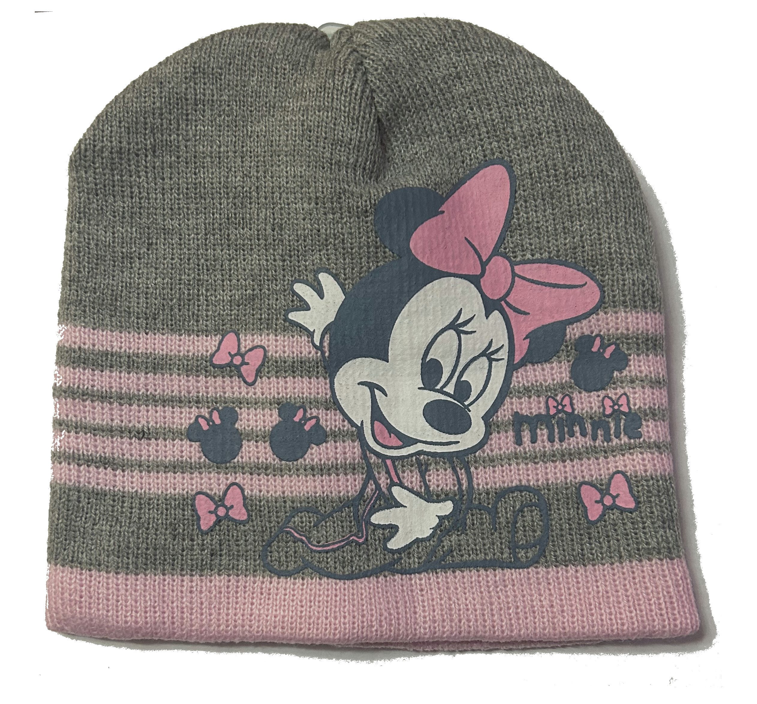 Sun City Strickmütze Minnie Maus Baby Winter Mütze Kinder Mädchen Strickmütze Beanie