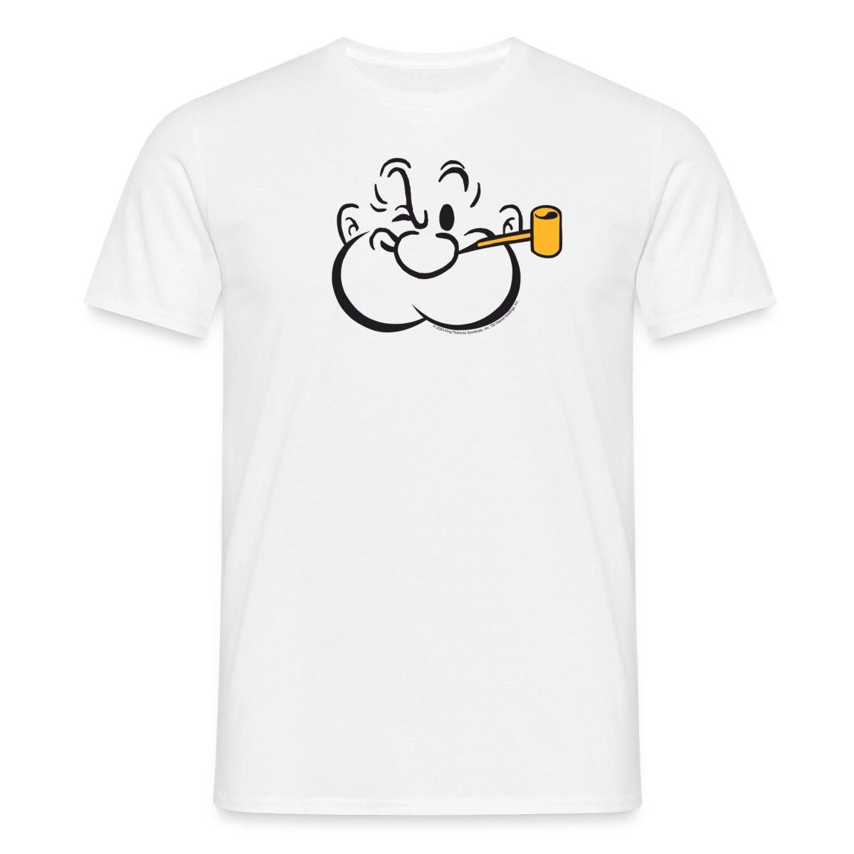 T-Shirt Popeye Zwinkerndes Gesicht Männer T-Shirt