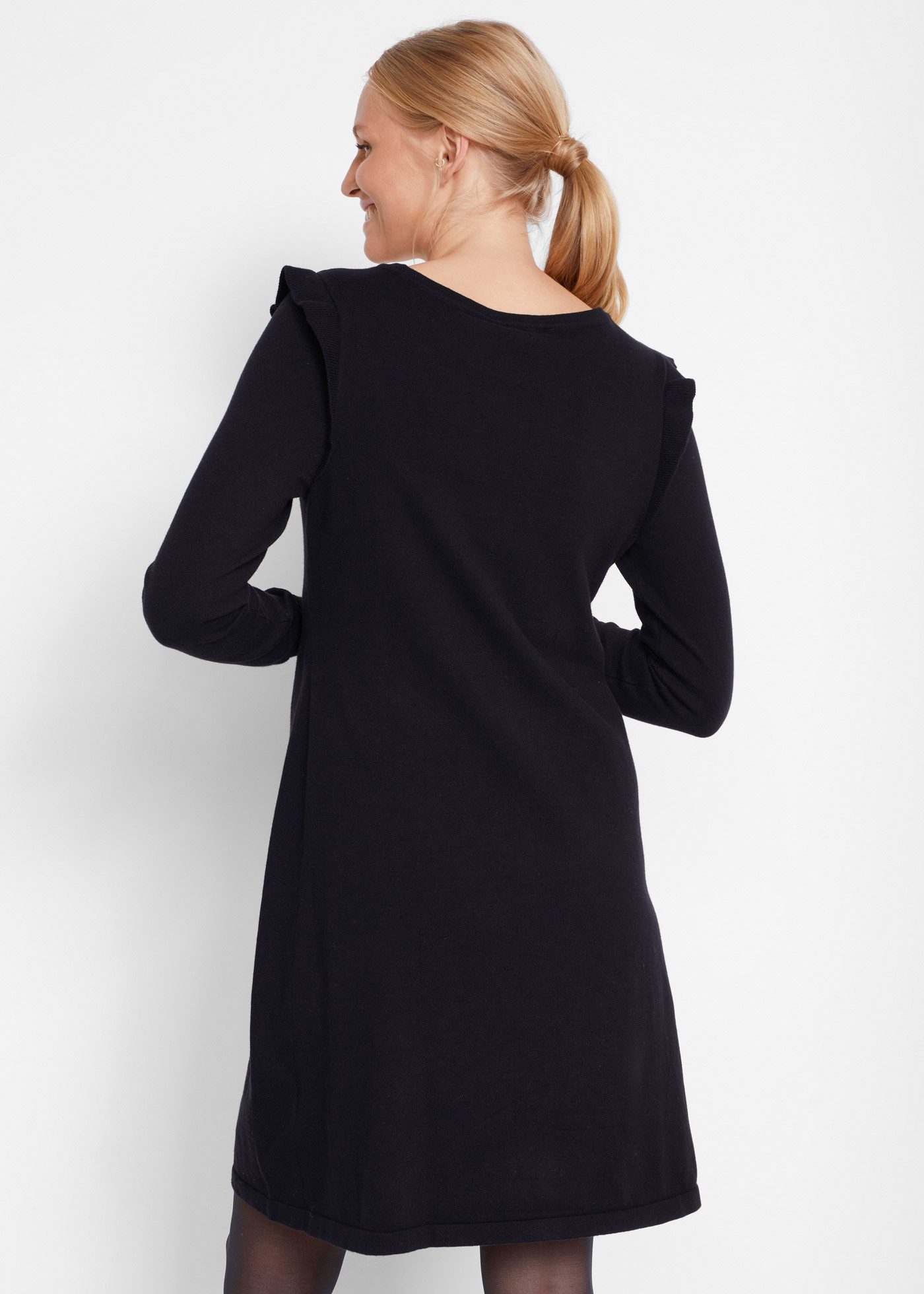 bonprix Umstandskleid für Schwangerschaft, aus weichem Strickmaterial, bequeme Passform