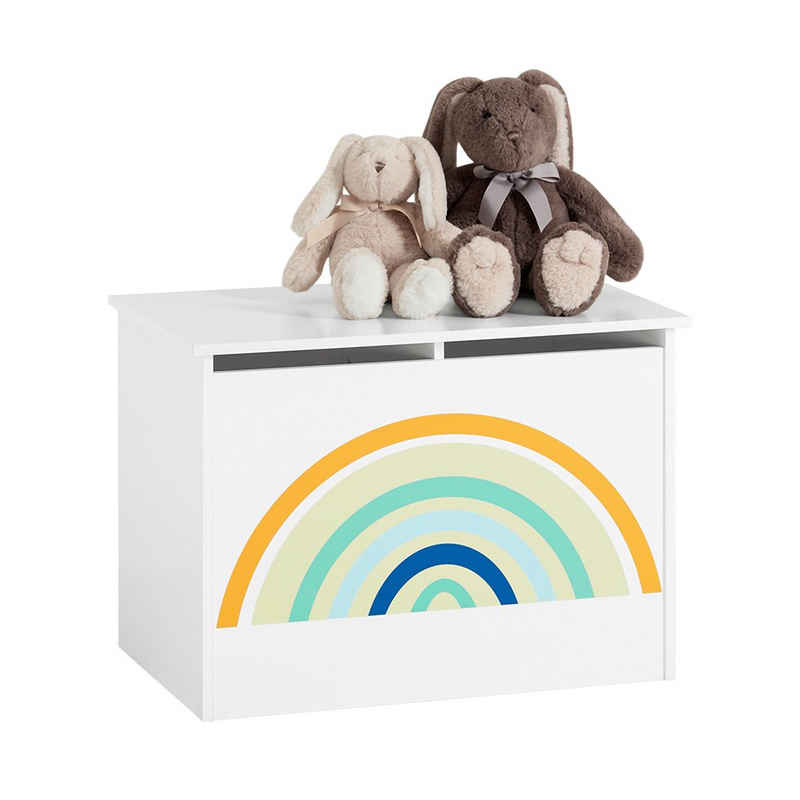 SoBuy Aufbewahrungsbox KMB70, Kinder Spielzeugtruhe Spielzeugkiste mit Deckel Spielzeug Aufbewahrung