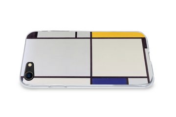MuchoWow Handyhülle Tableau I - Piet Mondrian, Handyhülle Apple iPhone 8, Smartphone-Bumper, Print, Handy Schutzhülle