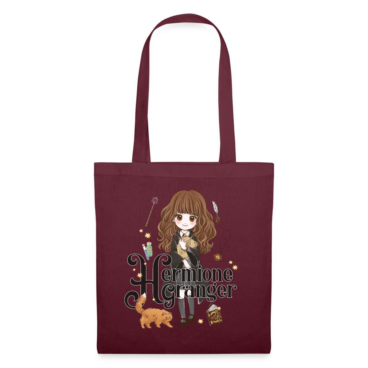 Spreadshirt Henkeltasche Harry Potter Hermine Granger Chibi Stoffbeutel (1- günstig online kaufen