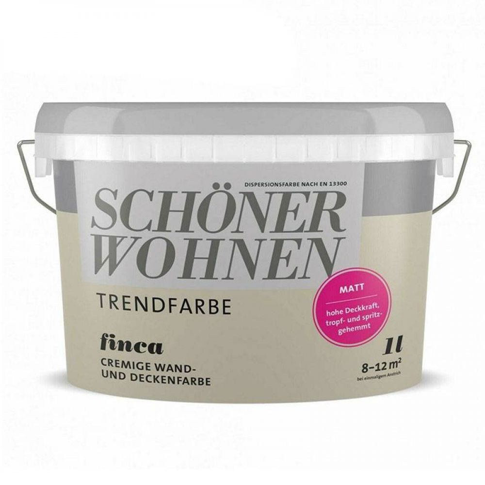 SCHÖNER WOHNEN FARBE Wandfarbe SW Trend Wandfarbe matt 1,0L Finca 1565