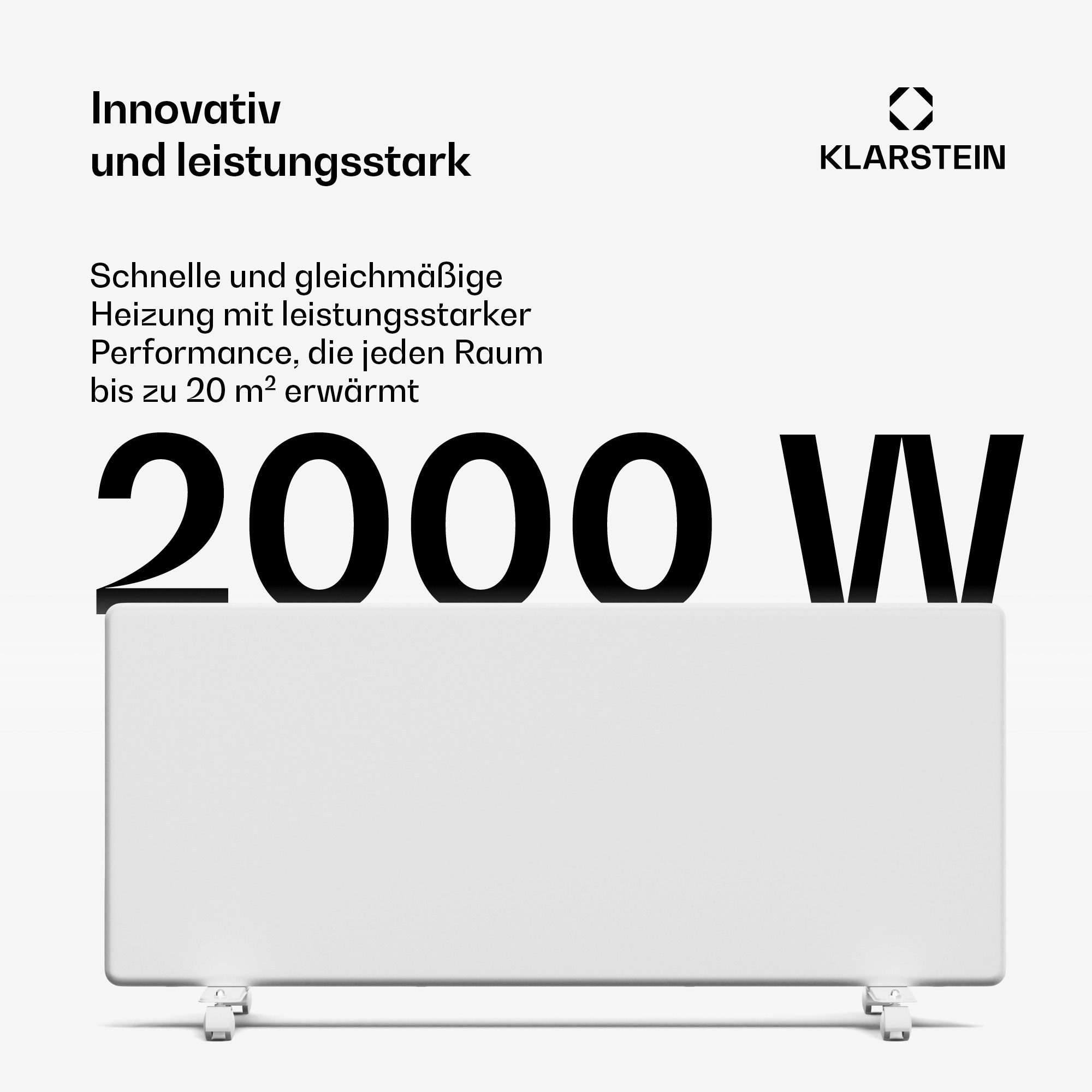 blumfeldt Heizstrahler ThermaTouch, Heizung Elektrische Heizstrahler Indoor Thermostat Touch