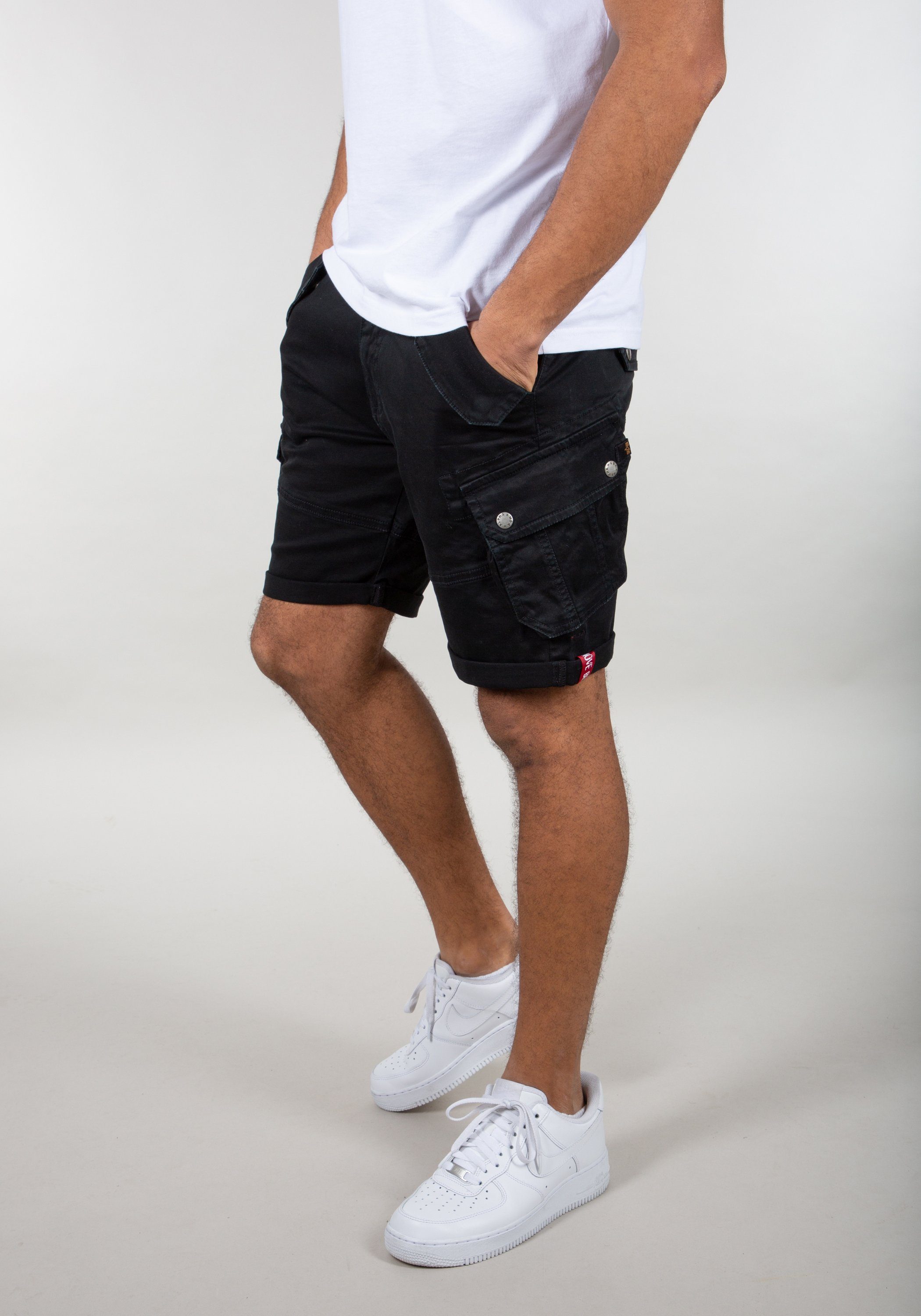 Alpha Industries Shorts Alpha Industries Men - Cargo Shorts Combat Short black | Shorts