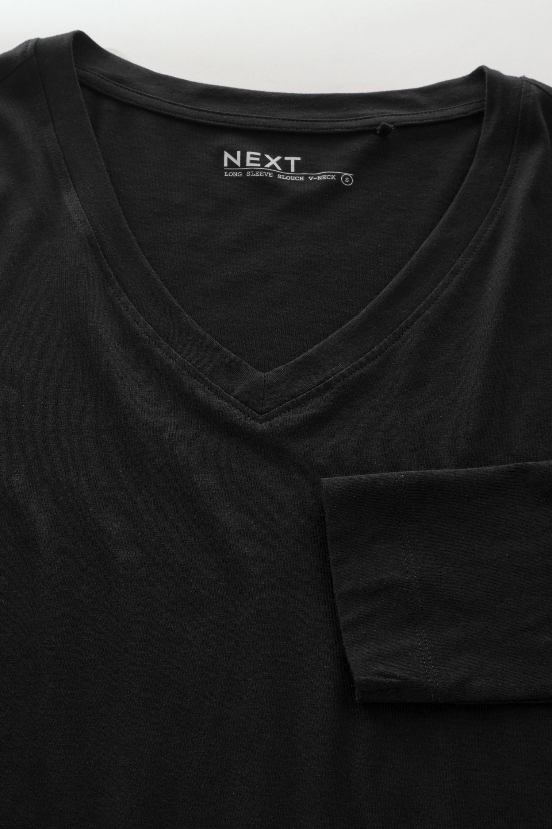 Next T-Shirt Legeres Langarmshirt aus Baumwoll-Modal-Gemisch (1-tlg) günstig online kaufen