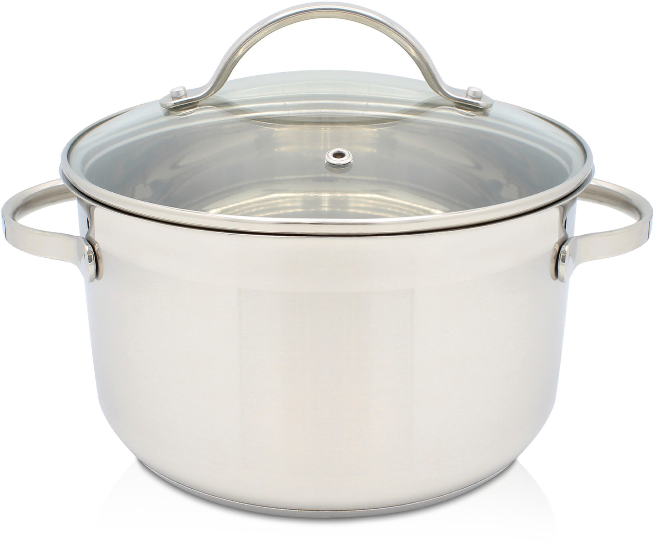 Krüger Fleischtopf Ohio, Edelstahl (1-tlg), für Induktions-Kochfelder geeignet