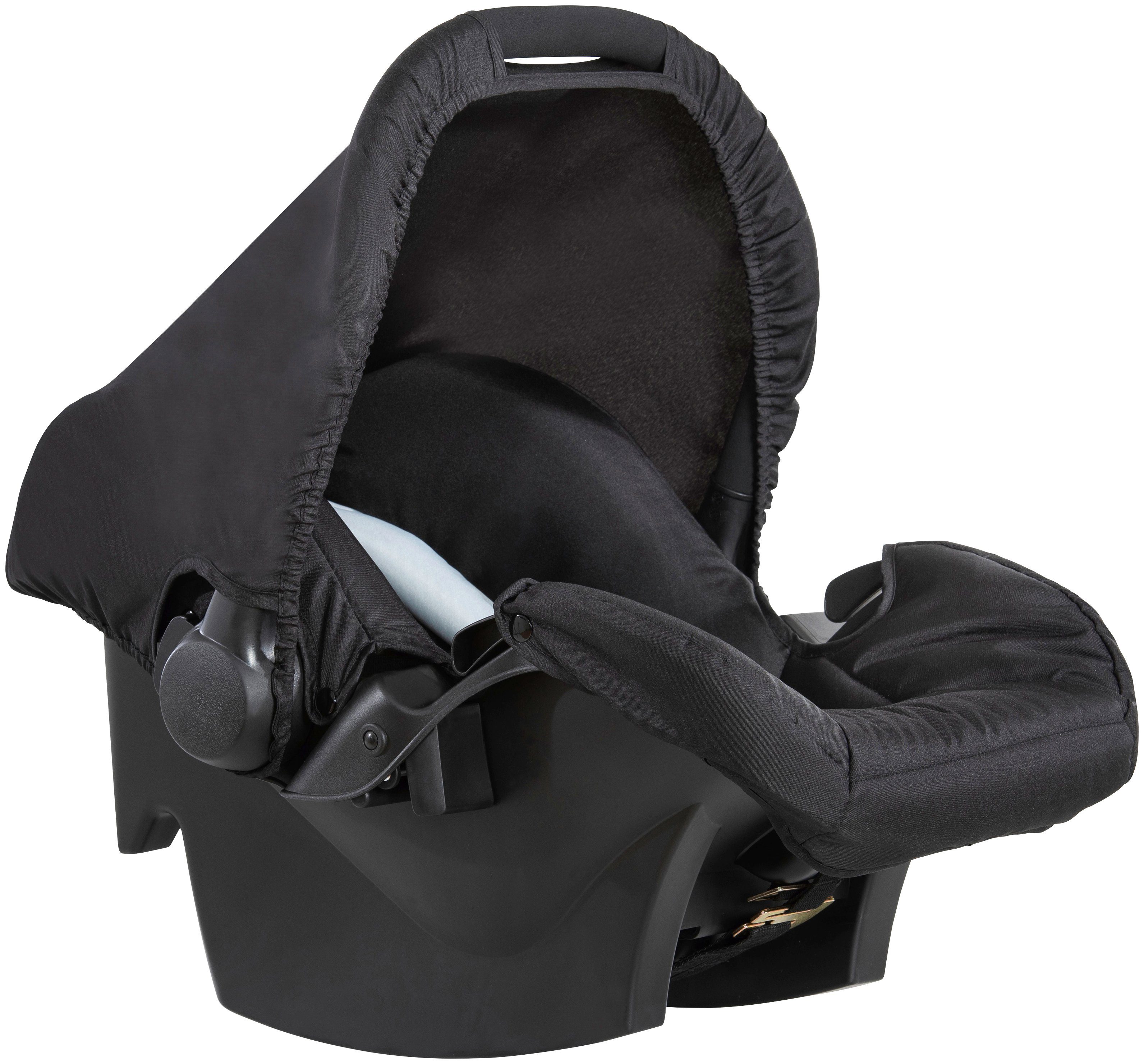 Hauck Babyschale Zero Plus - Black, bis: 13 kg, Gruppe 0+ Baby Autositz ab  Geburt bis 18 Monate / 13 kg