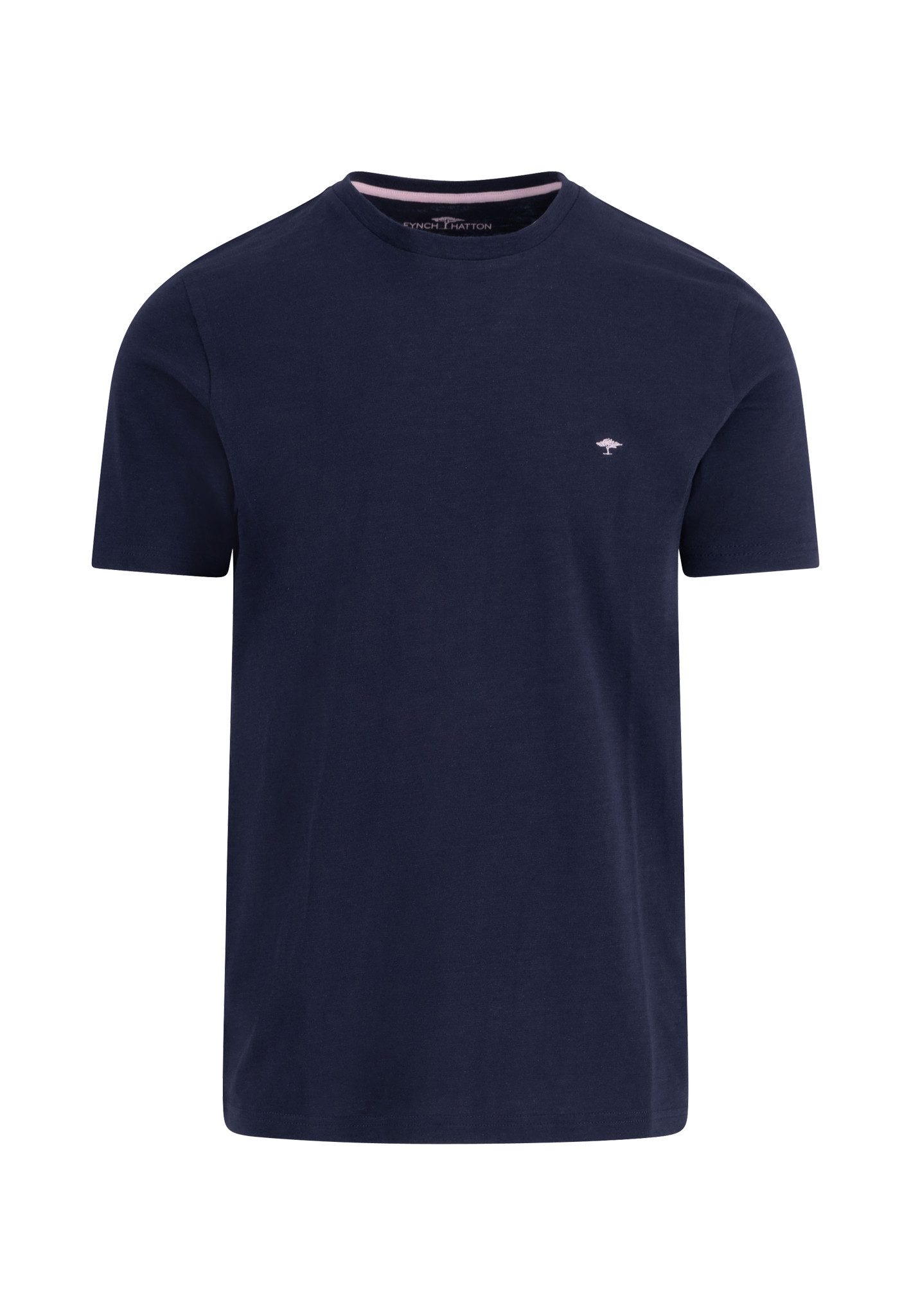 FYNCH-HATTON Rundhalsshirt mit Logo-Stickerei