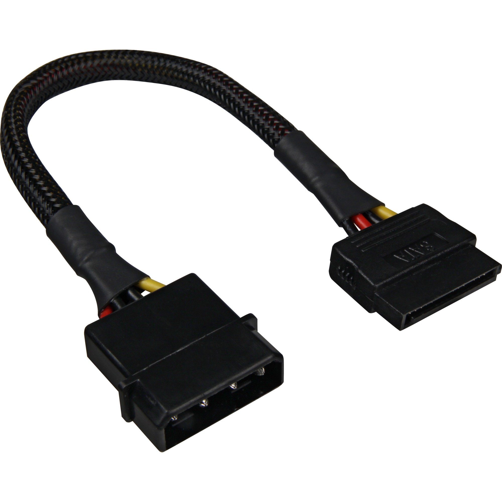 Sharkoon SATA Stromadapter, Adapter, (15cm) Computer-Kabel