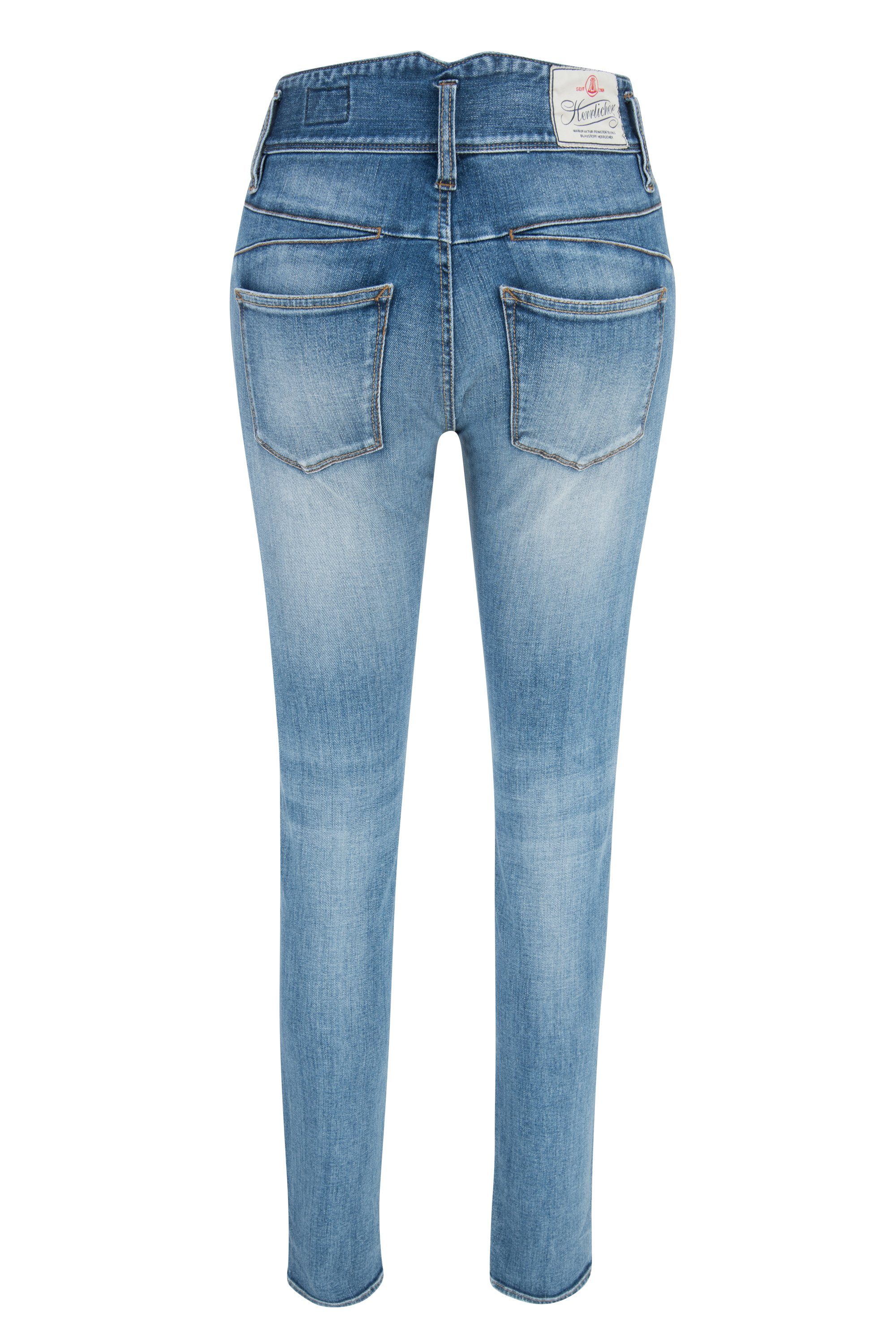 HERRLICHER Slim Stretch-Jeans PEARL Herrlicher blue Organic 5692-OD100-666 Denim faded