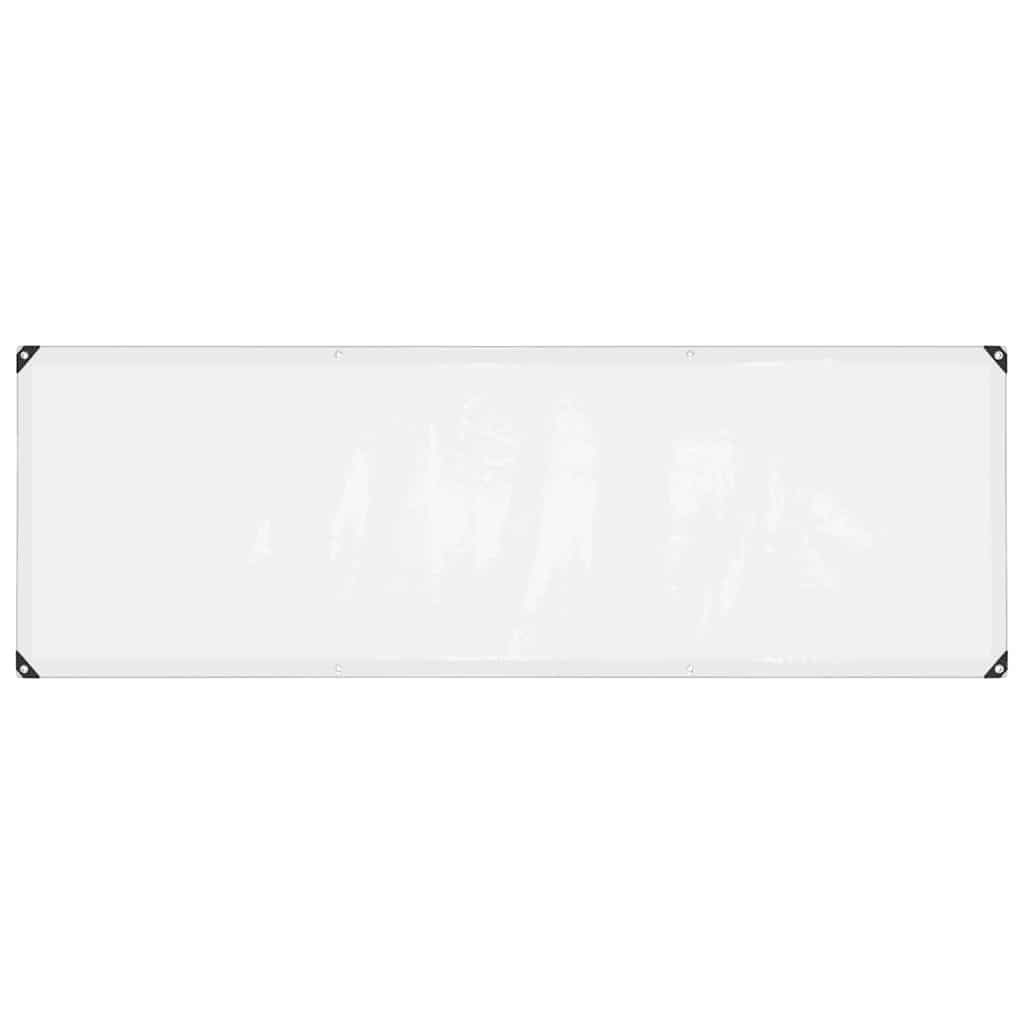 vidaXL Schutzplane Transparente Plane mit Ösen 1x3 m Polyethylen (1-St) günstig online kaufen