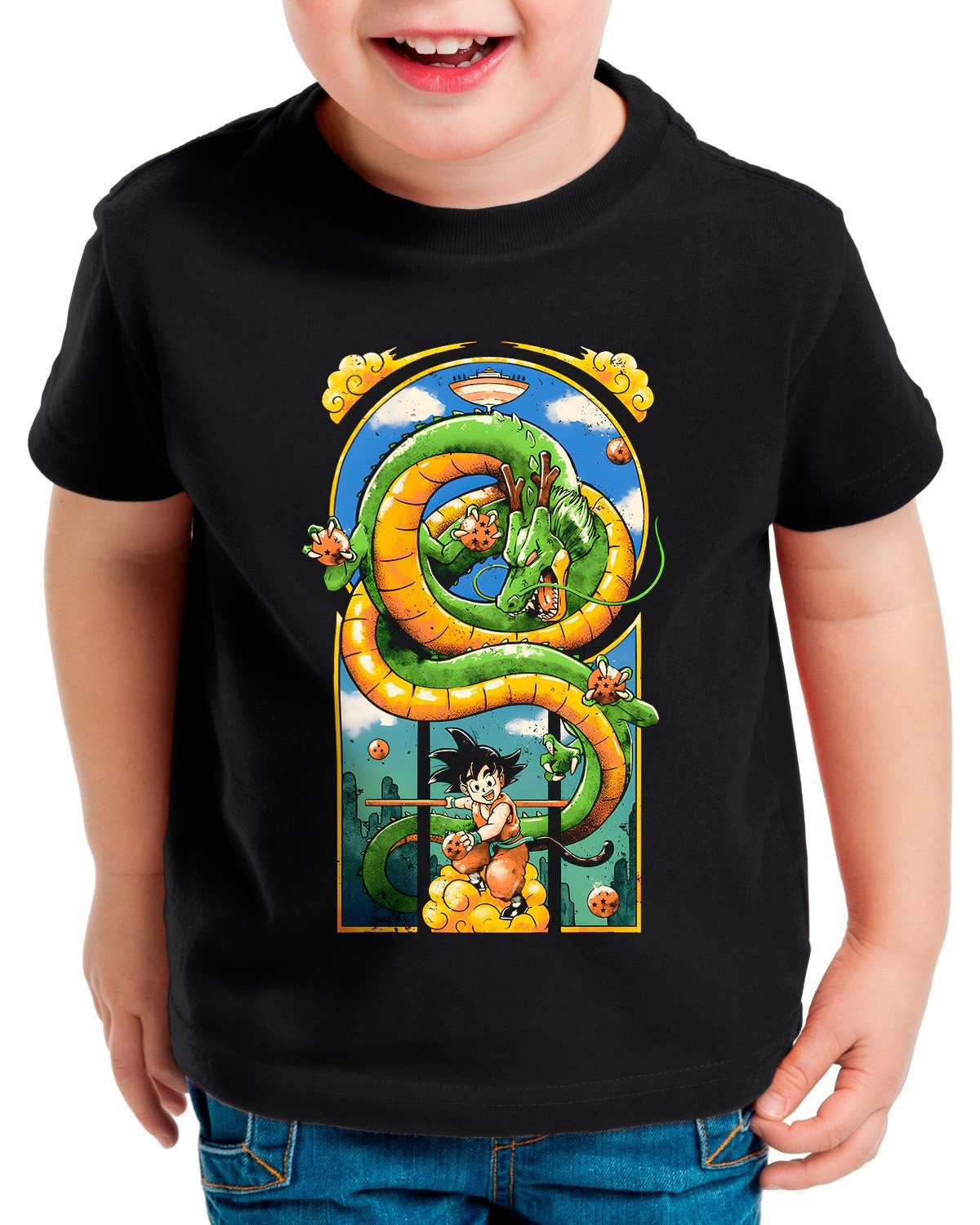 style3 T-Shirt Dragon Boy super dragonball z gt songoku breakers daima