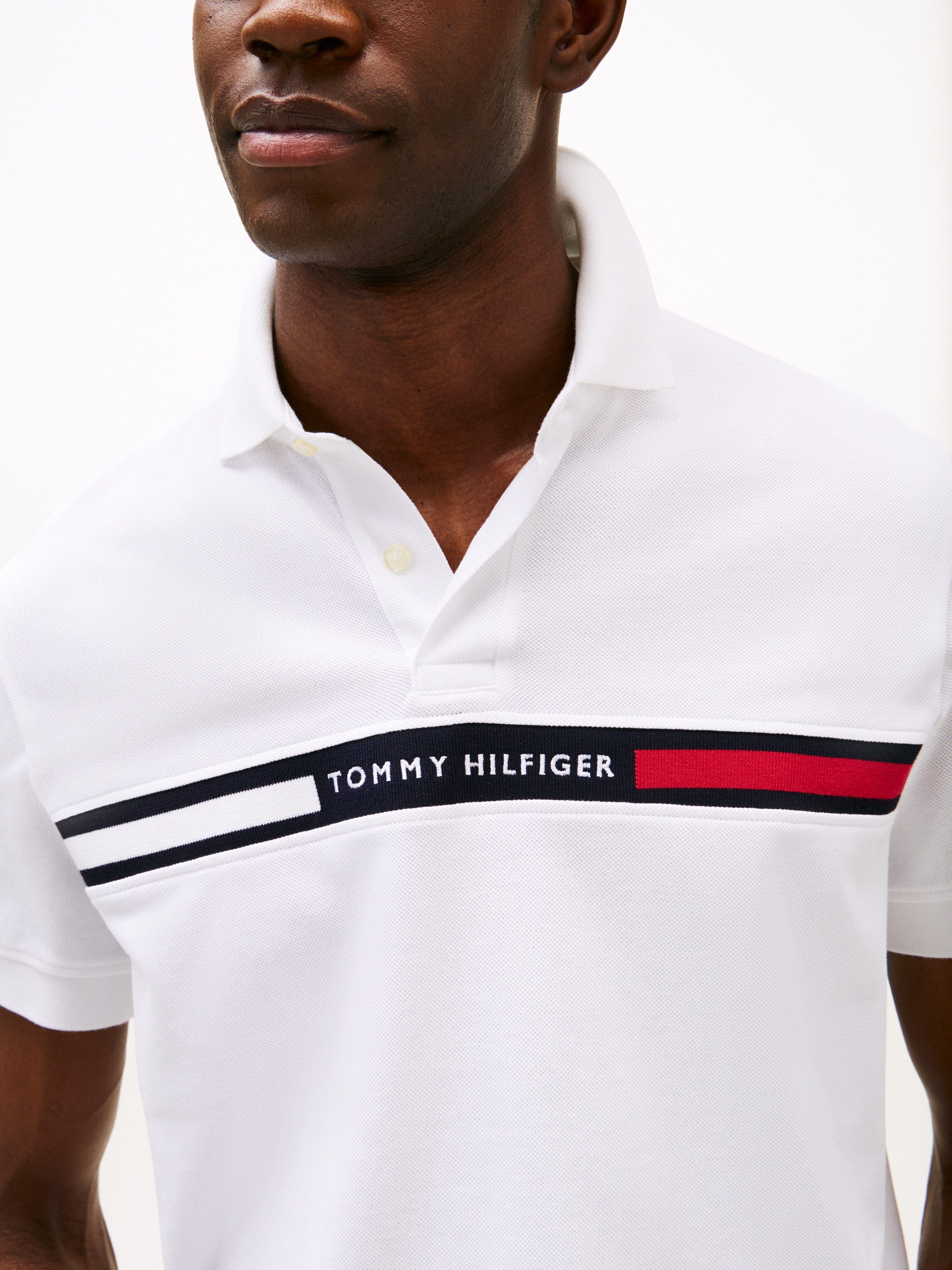 Tommy Hilfiger Poloshirt HILFIGER CHEST INSERT REG POLO. Reduzierter Preis € 73,99. Unverbindliche Preisempfehlung € 89,90
