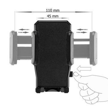 MidGard Autohalterung für Handy Halterung - Armaturenbrett & Windschutzscheibe Smartphone-Halterung