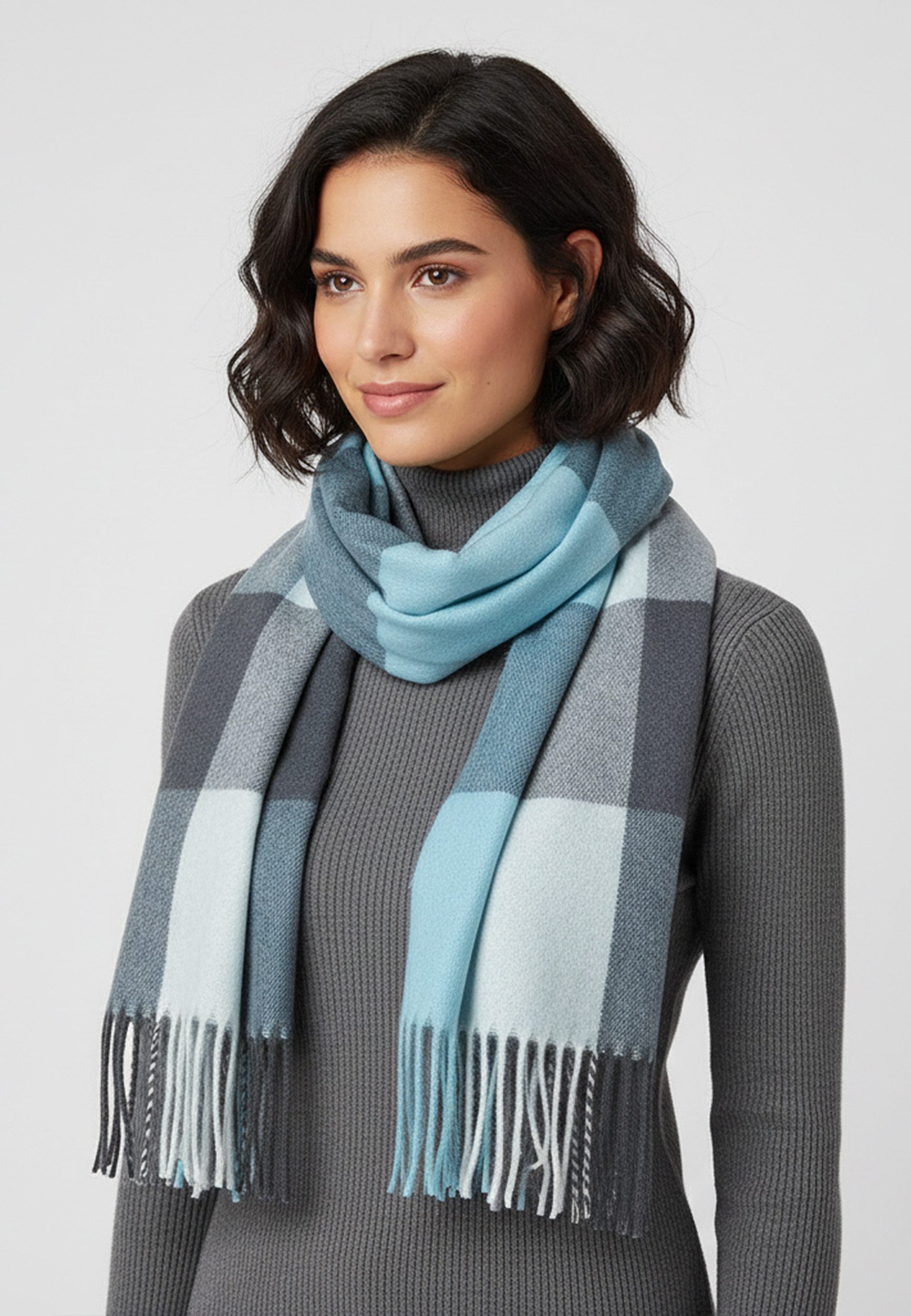 Faera Modeschal Eleganter Schal mit Muster günstig online kaufen