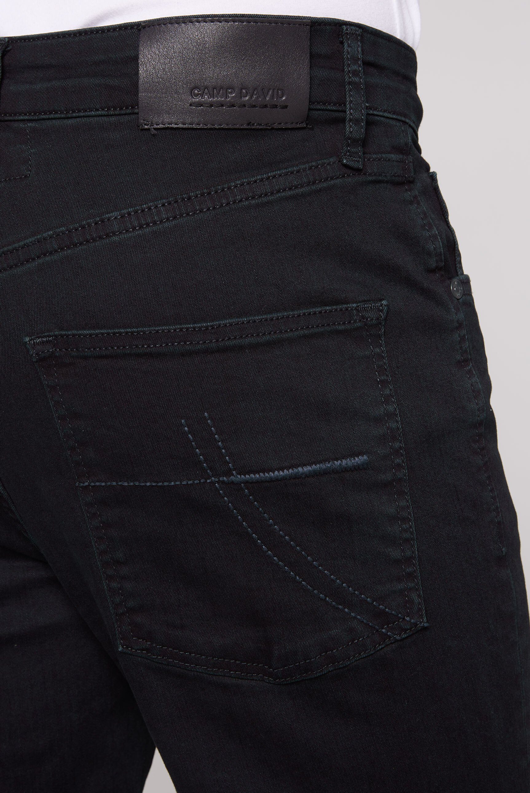 CAMP DAVID Regular-fit-Jeans mit hoher Leibhöhe