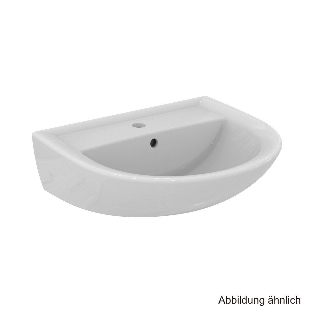 Waschtischarmatur Ideal Standard Eurovit Waschtisch mit WL, 1 Hl., m.Ül., 550x460x175mm